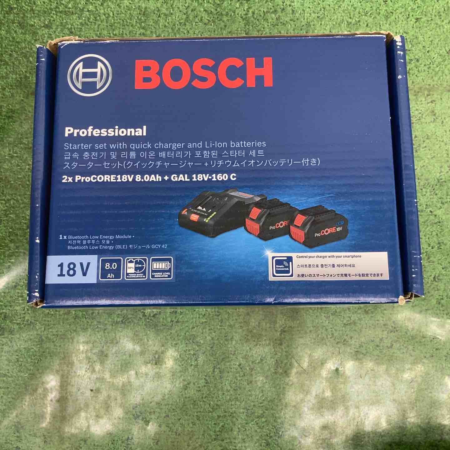ボッシュ BOSCH ProCORE18V8.0Ahバッテリー2個-高速充電器セット ProCORE18V8S2 町田店