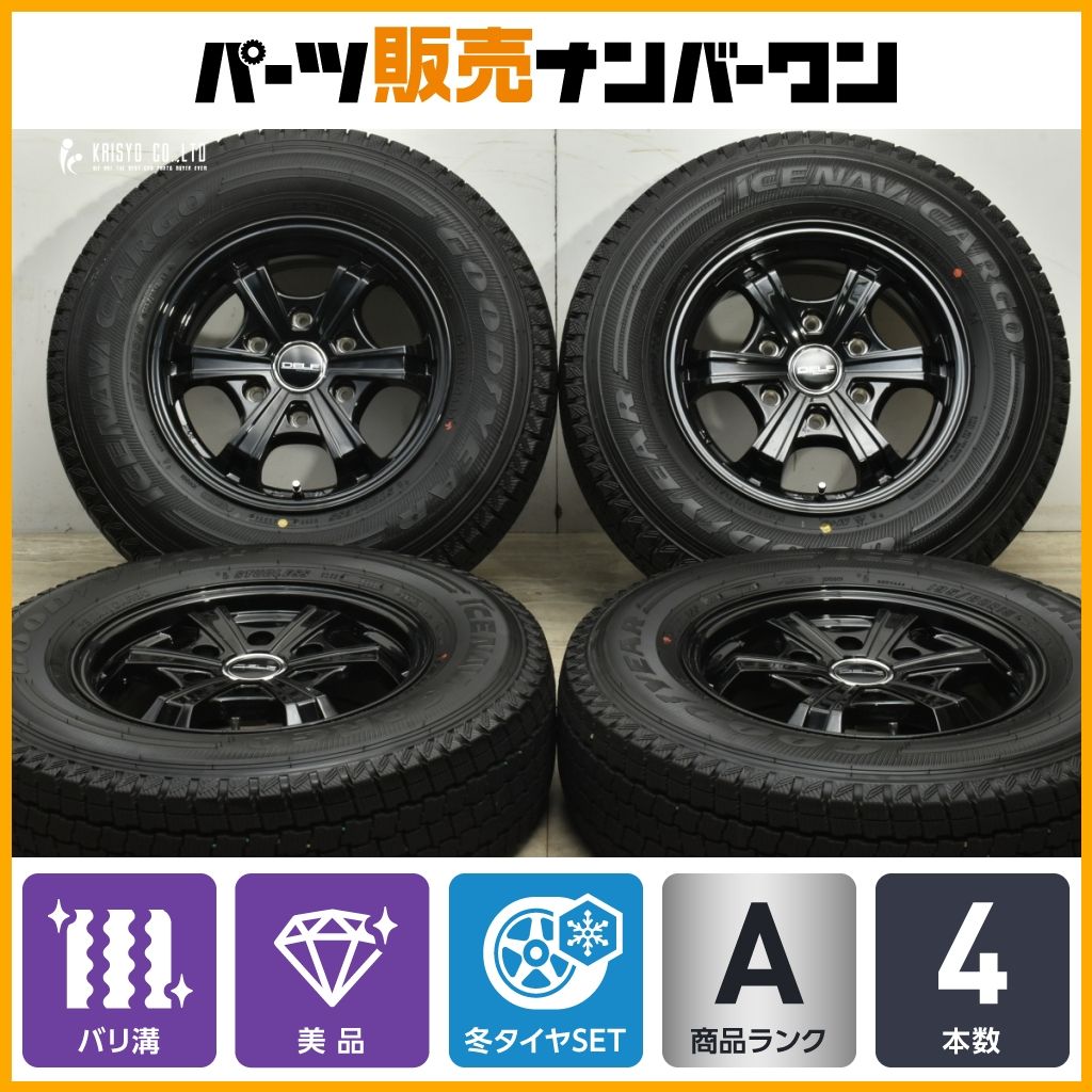 バリ溝 美品】DELF 15in 6J +33 PCD139.7 グッドイヤー アイスナビ