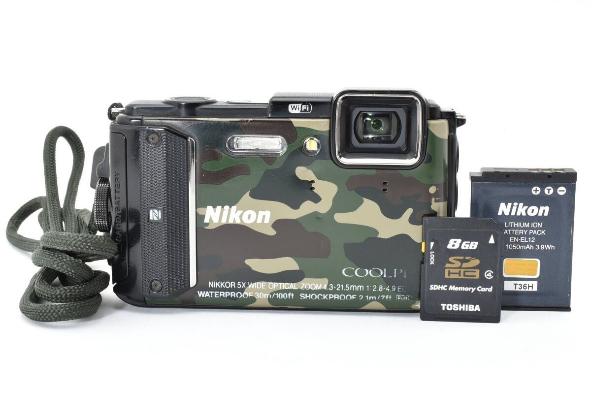 ニコン Nikon COOLPIX AW130 カモフラージュ コンパクトデジタルカメラ W0916 AW2230