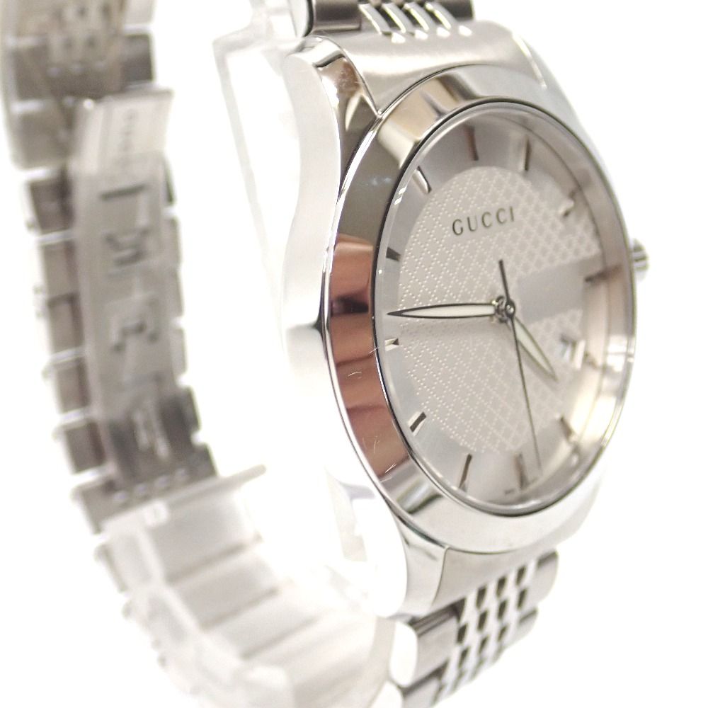  Ft 633171 グッチ 腕時計 G タイムレス シルバー シルバー文字盤 メンズ GUCCI その他 時計