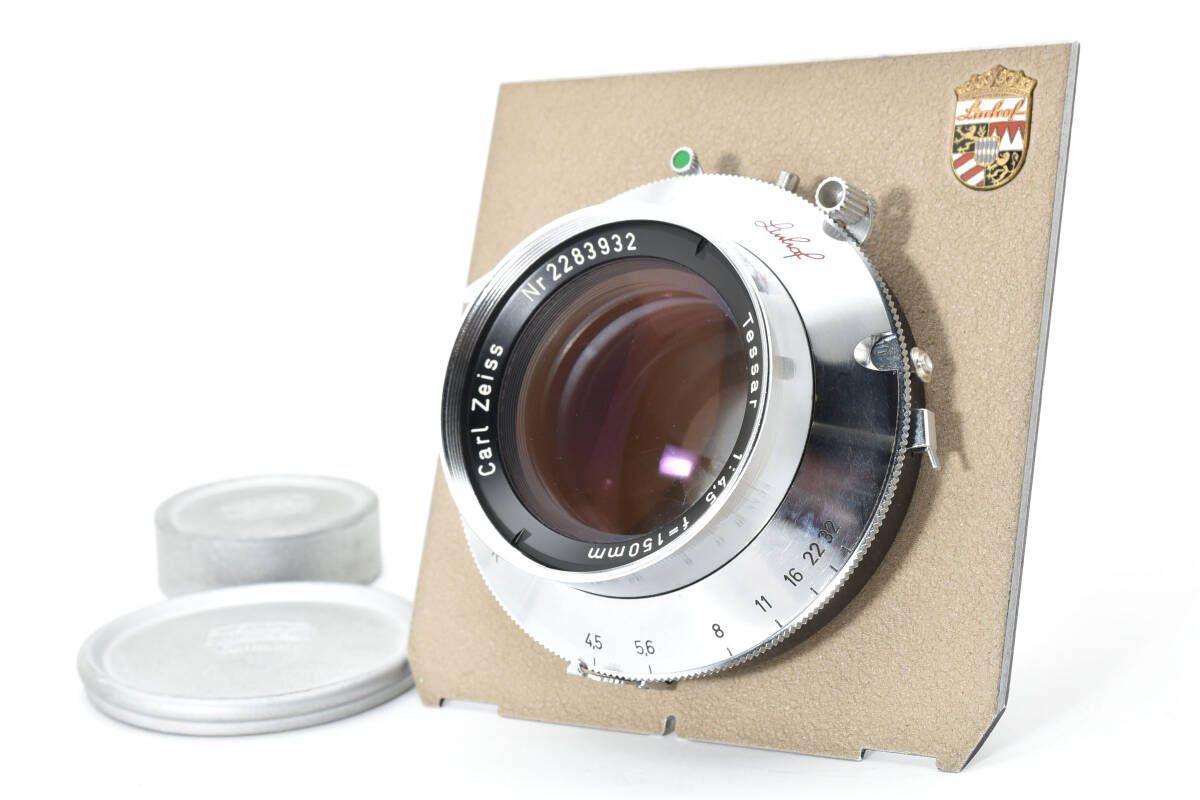 カールツァイス Carl Zeiss Tessar Linhof リンホフ 150mm F4.5 Y1018 A2552