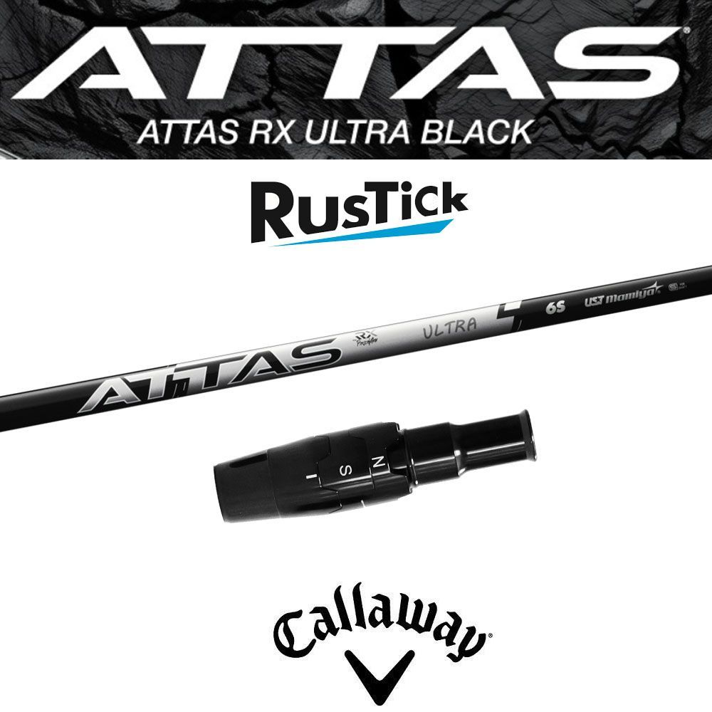 キャロウェイ CALLAWAY スリーブ付き USTマミヤ アッタス ウルトラブラック ATTAS ULTRA BLACK