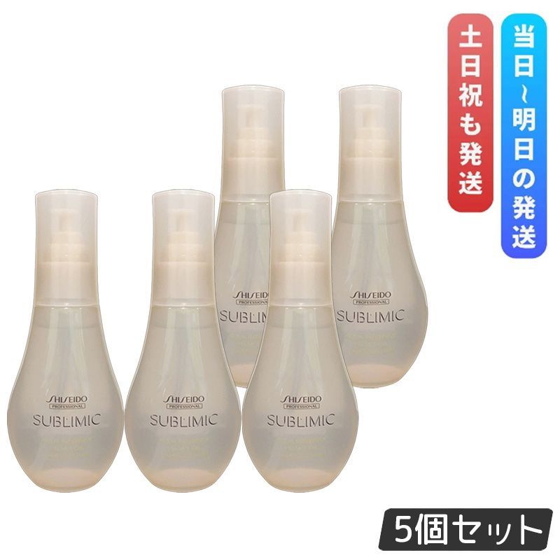 資生堂 サブリミック アクアインテンシブ ベルベットオイル 100ml 5個セット 洗い流さない トリートメント SHISEIDO 抜け毛 薄毛 スカルプケア用 サロン専売品 美容室専売