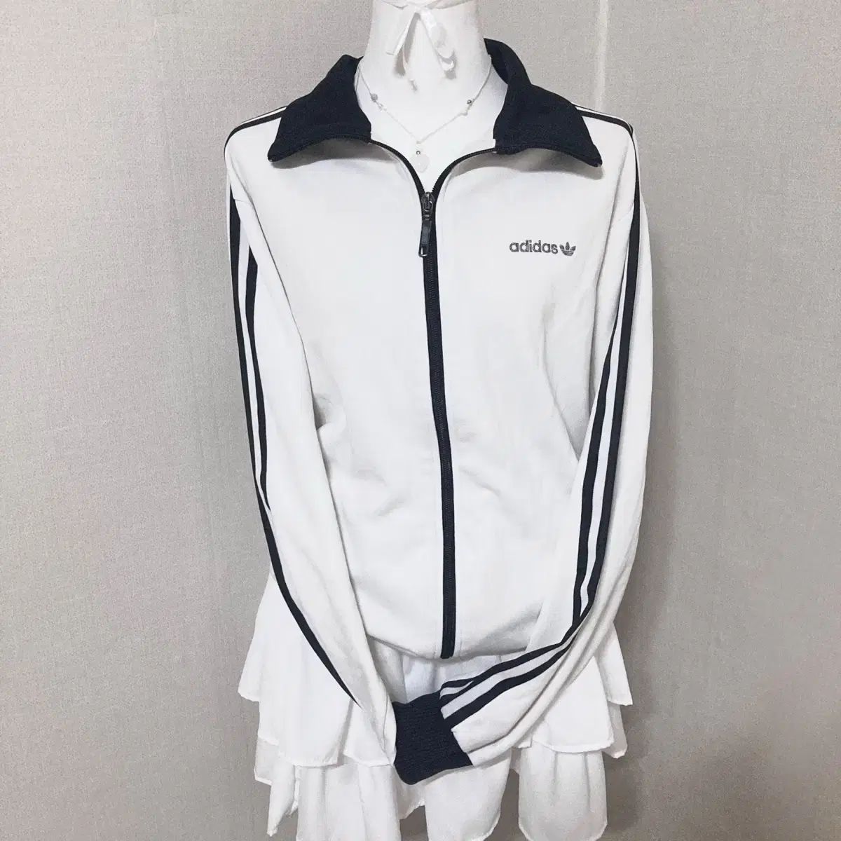 アディダス 白黒 BECKENBAUER ベッケンバウアー ジャージ M