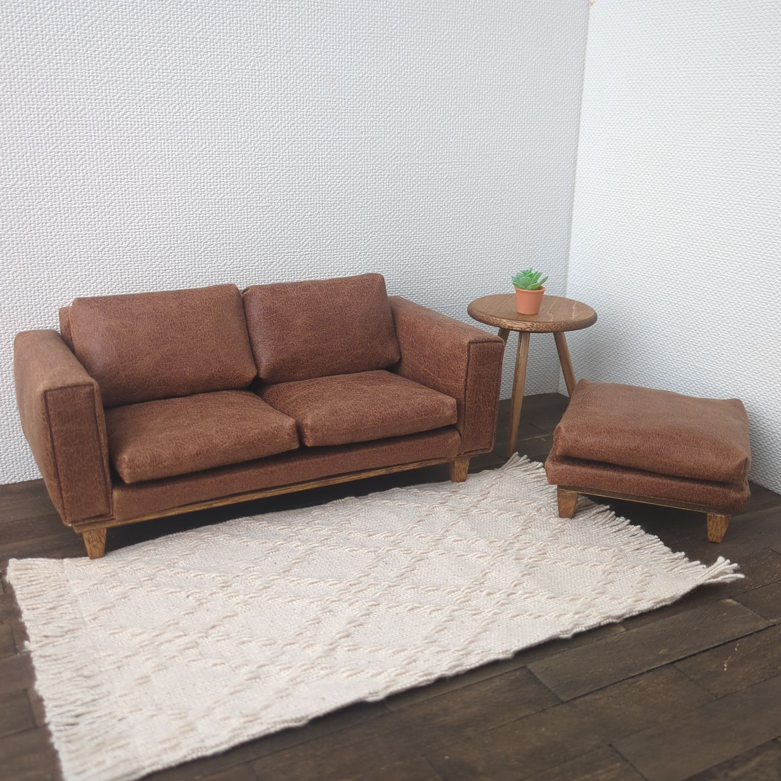 a-three オットマン付きソファ ブライス リカちゃん ミニチュア ドールハウス