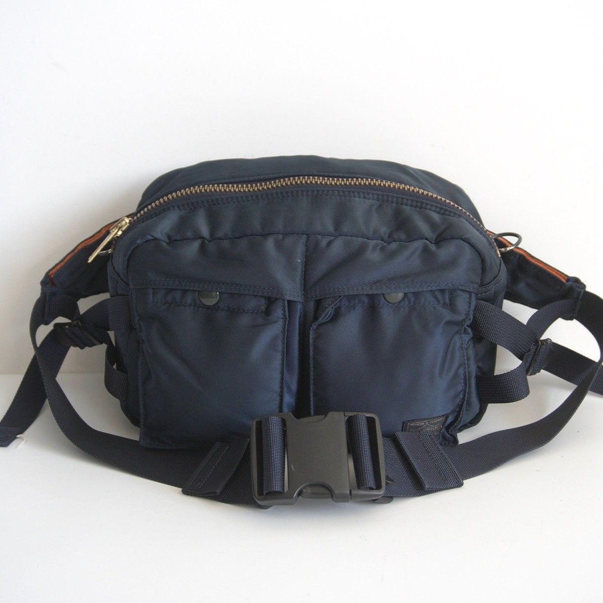 定番 PORTER タンカー ナイロン ウエストバッグ ポーター アイアンブルー ボディバッグ 25110112