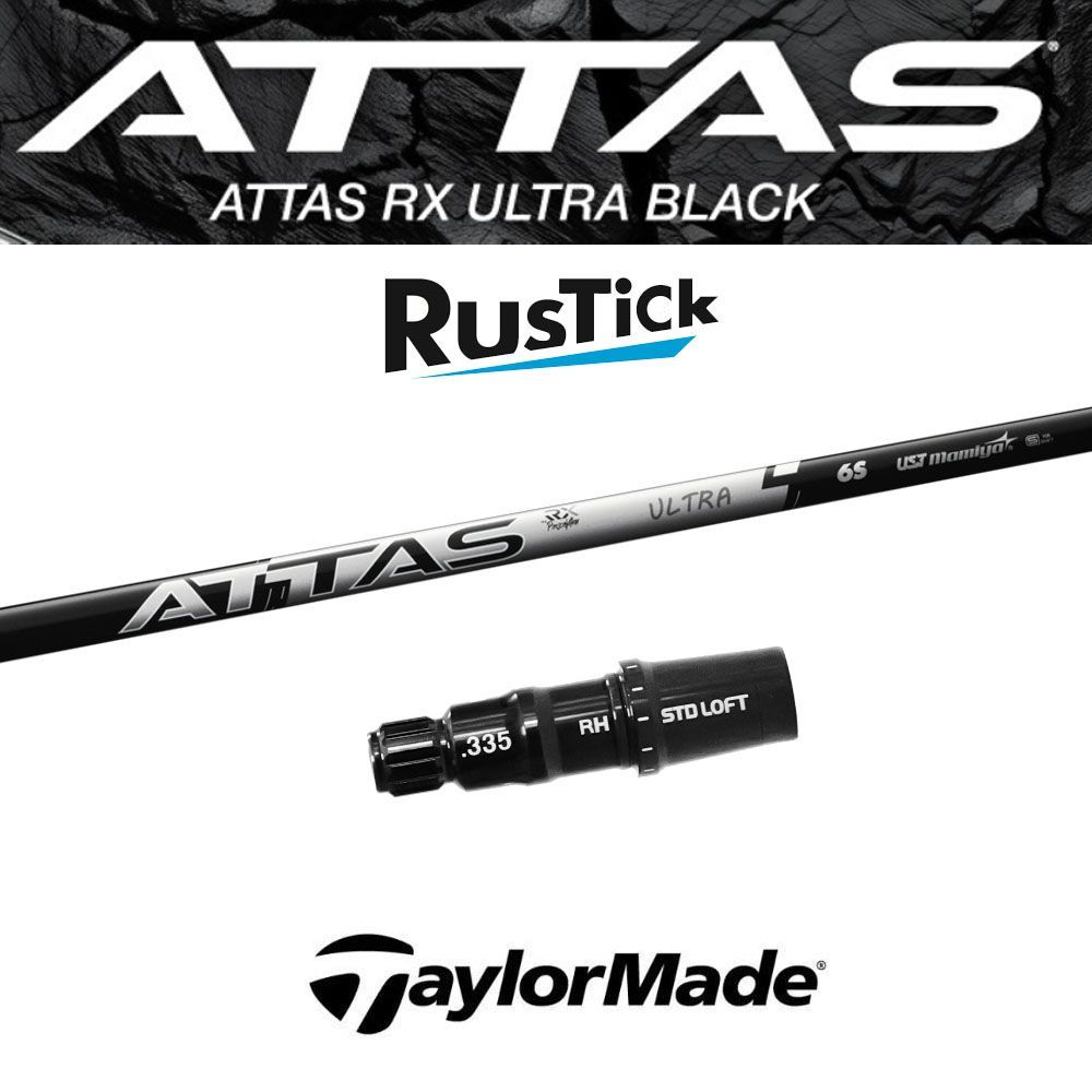 【美品】ATTAS ULTRA 5S テーラーメイドスリーブ付き テーラーメイド スリーブ付き USTマミヤ アッタス ウルトラブラック