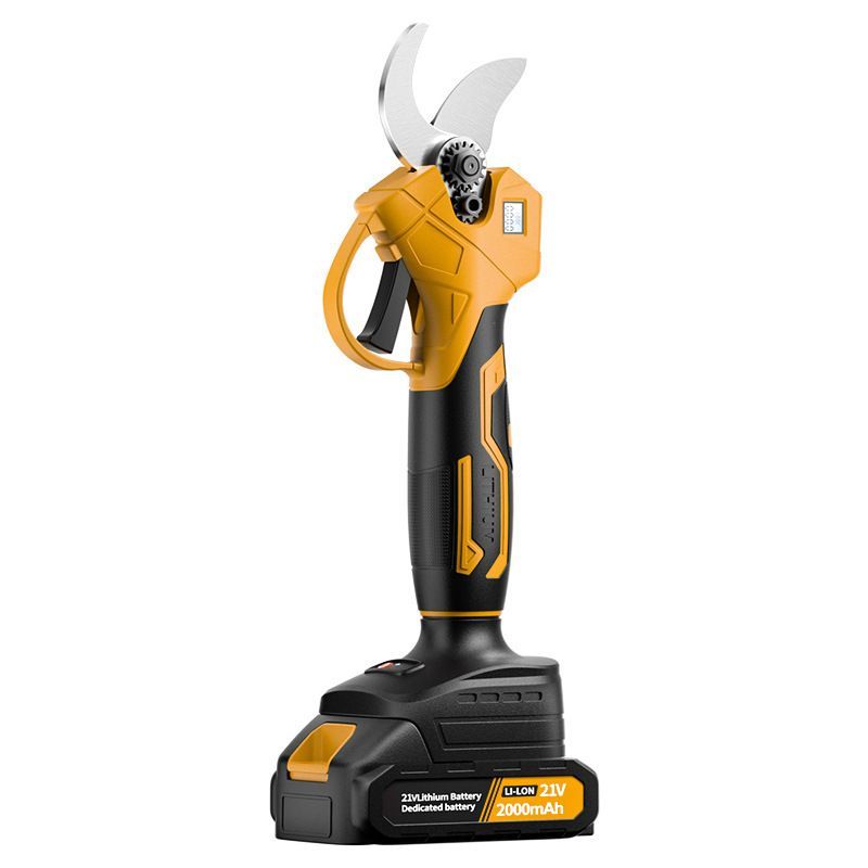 電動剪定バサミ 電動ハサミ 50 MM切断径 剪定ハサミ 電動鋏 枝切りバサミ 軽量 片手 パッテリー コードレス 果樹 庭木 園芸はさみ