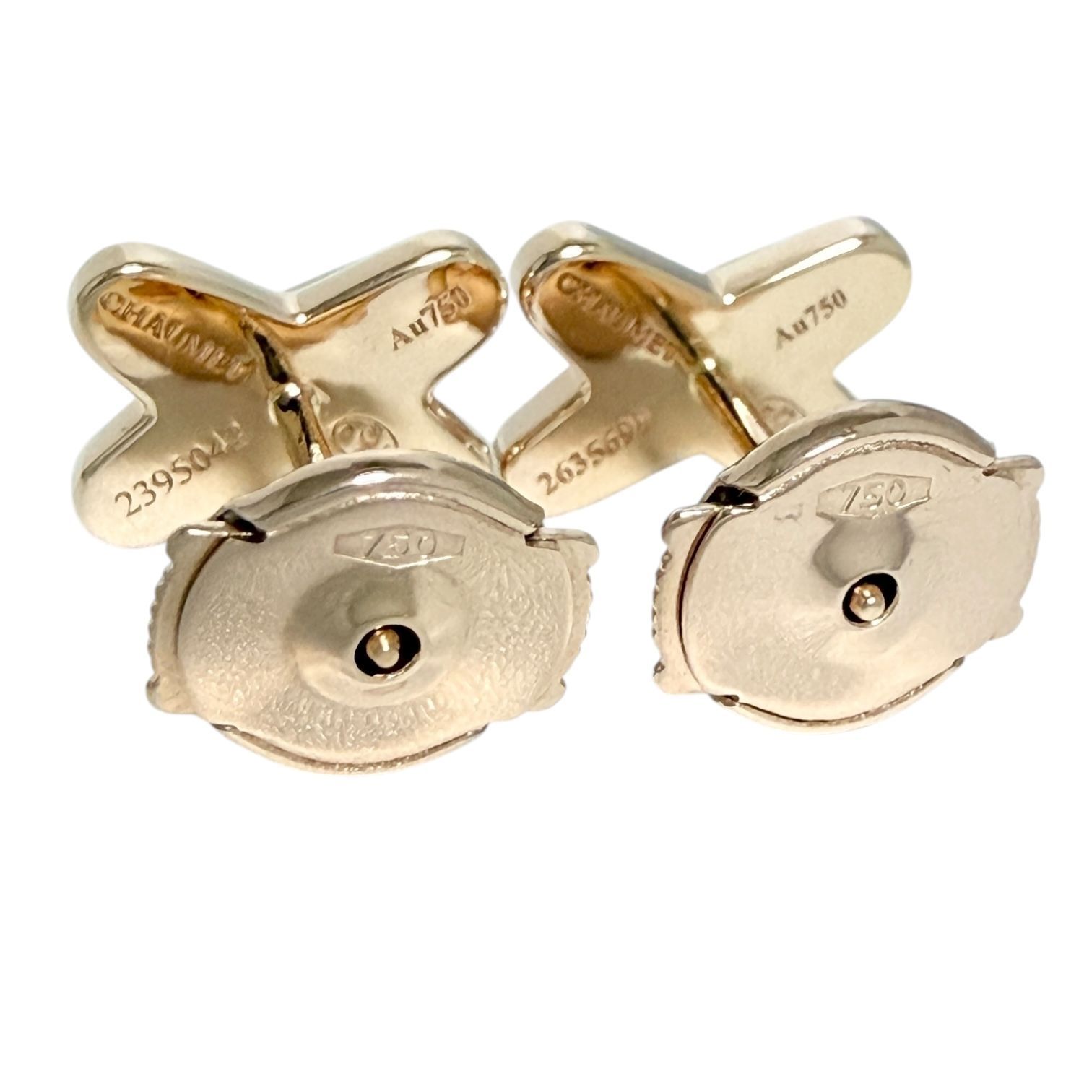 ショーメ レディース ジュ ドゥ リアン ピアス K 18 ピンクゴールド シェル