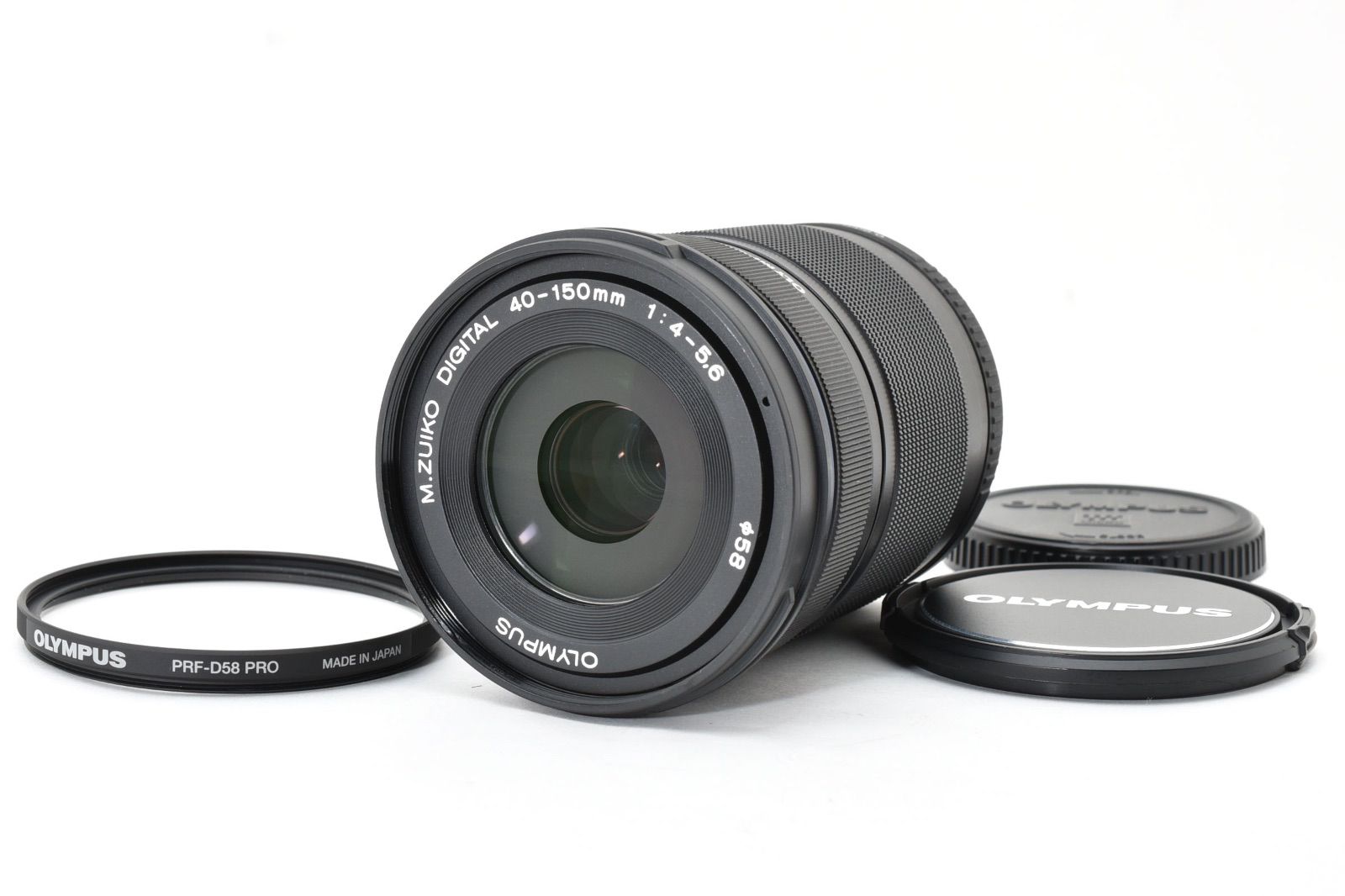 OLYMPUS オリンパス M.ZUIKO DIGITAL 40-150mm F4-5.6 R ED MSC ブラック 望遠レンズ #3426
