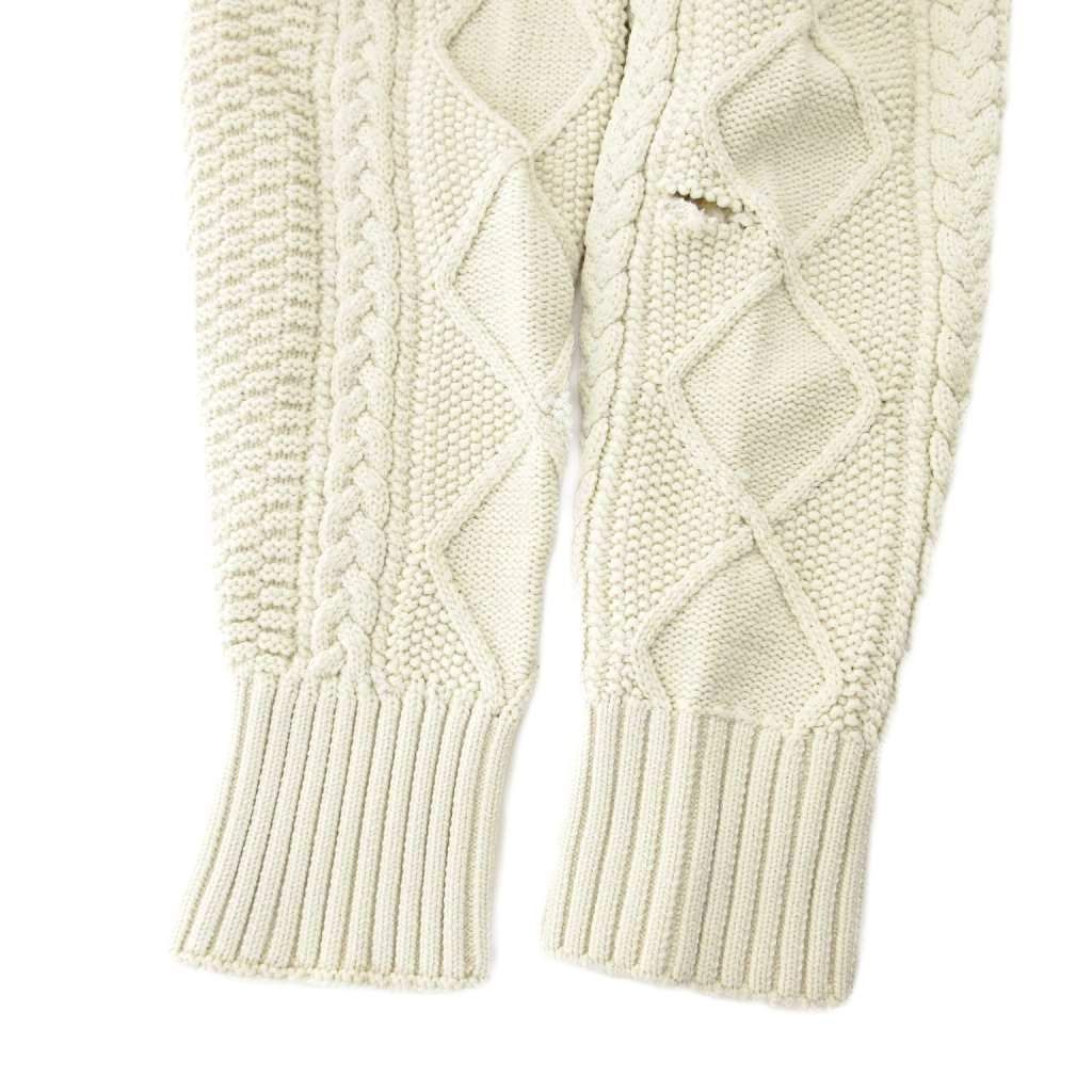 SSZ BEAMS PROST ツチノコ NAVY アラン ニット ストール SSZ BEAMS