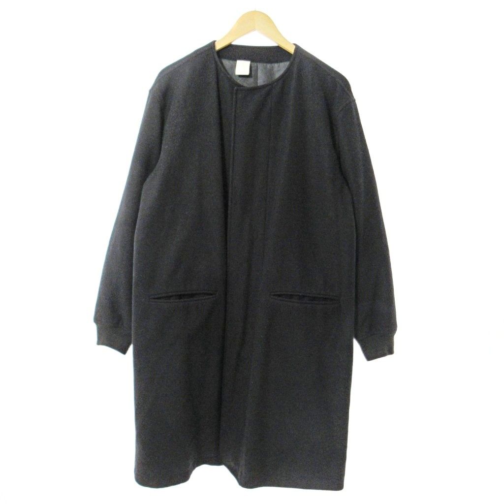 ミスターハリウッド N.HOOLYWOOD 91606 ウール フーデッド ノーカラー