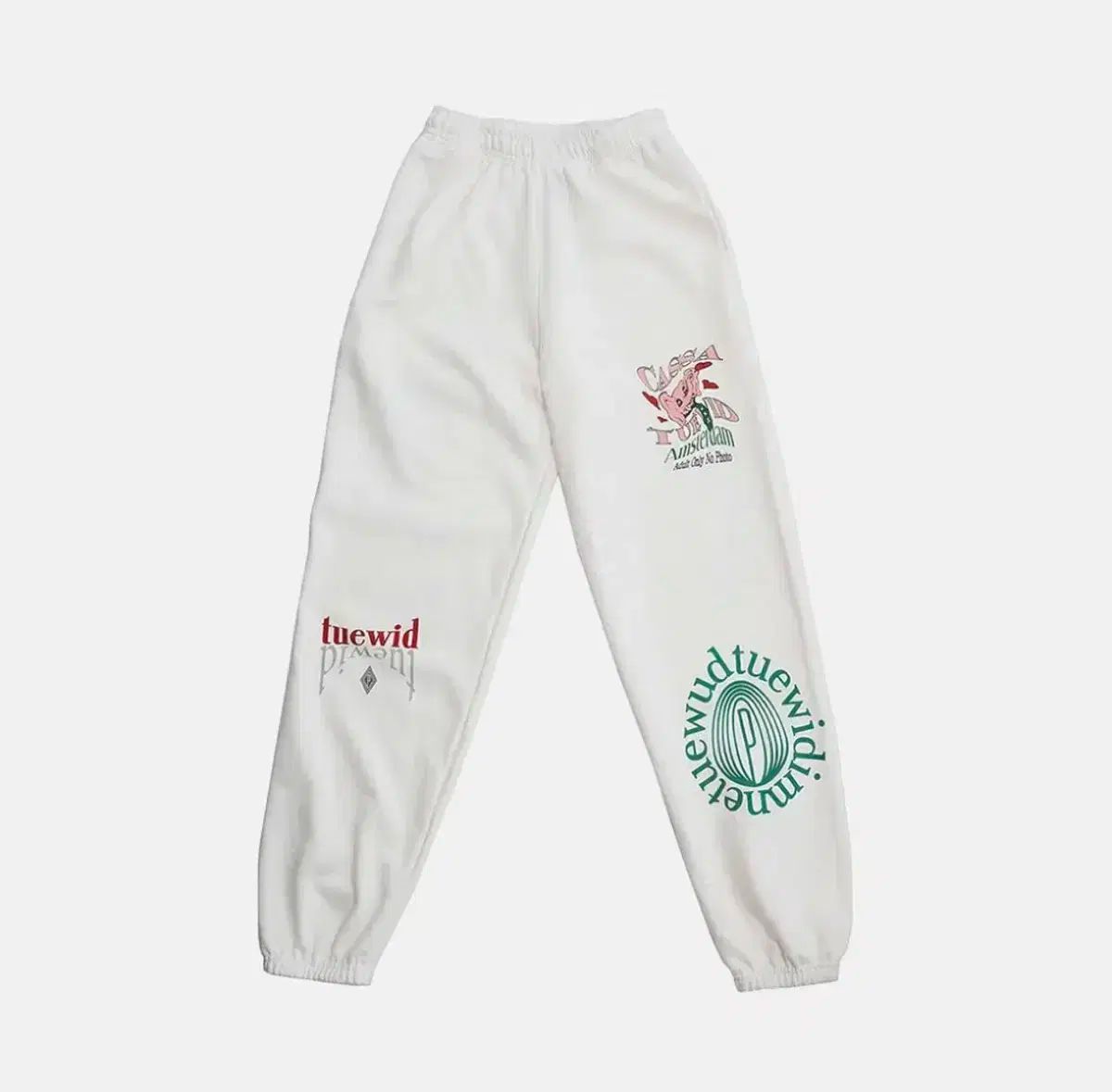 TUEWID Blanc Gauze Tattoo Pants 1size