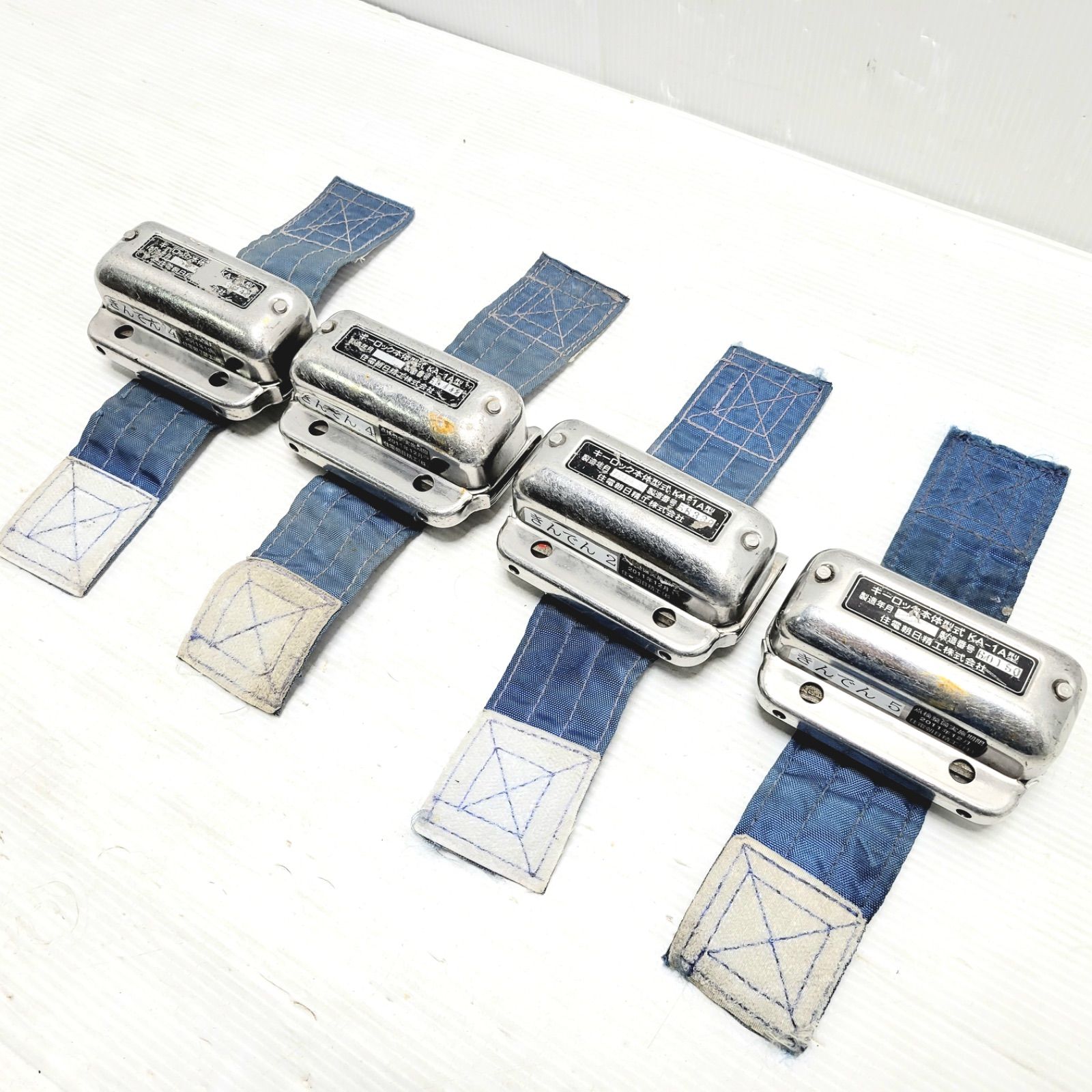 住電朝日精工 キーロック本体型式 KA-1A型 安全帯 4点