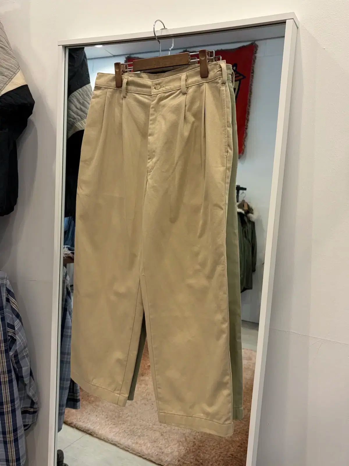 BIG JOHN ビッグジョン ツータック チノ パンツ 32inch Japan