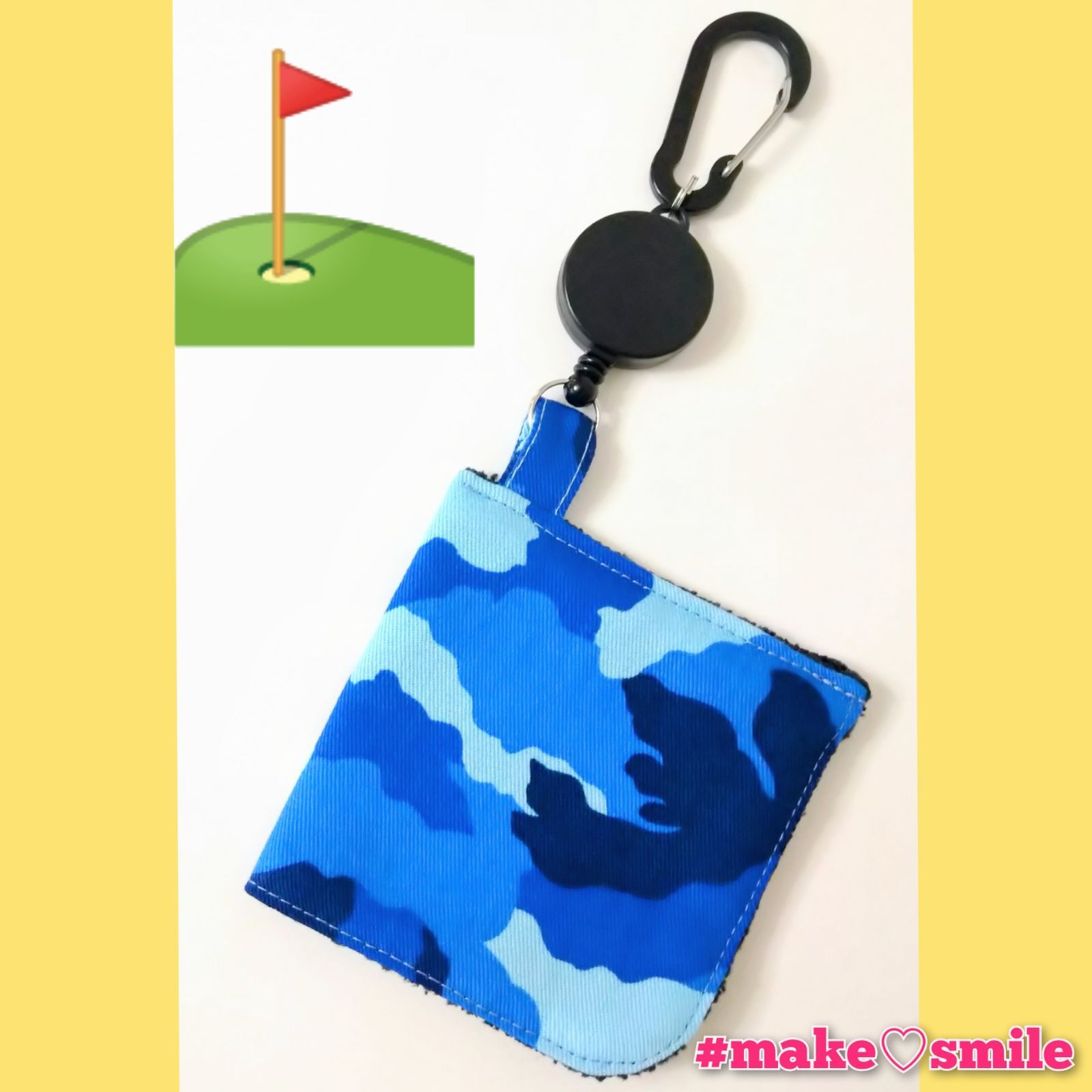 ☆まっちゃん☆✩.*˚ゴルフボールクリーナー ハンドメイド✩.*˚ ☆まっちゃん.*˚ゴルフボールクリーナー ハンドメイド✩.*˚ ☆まっちゃん.*