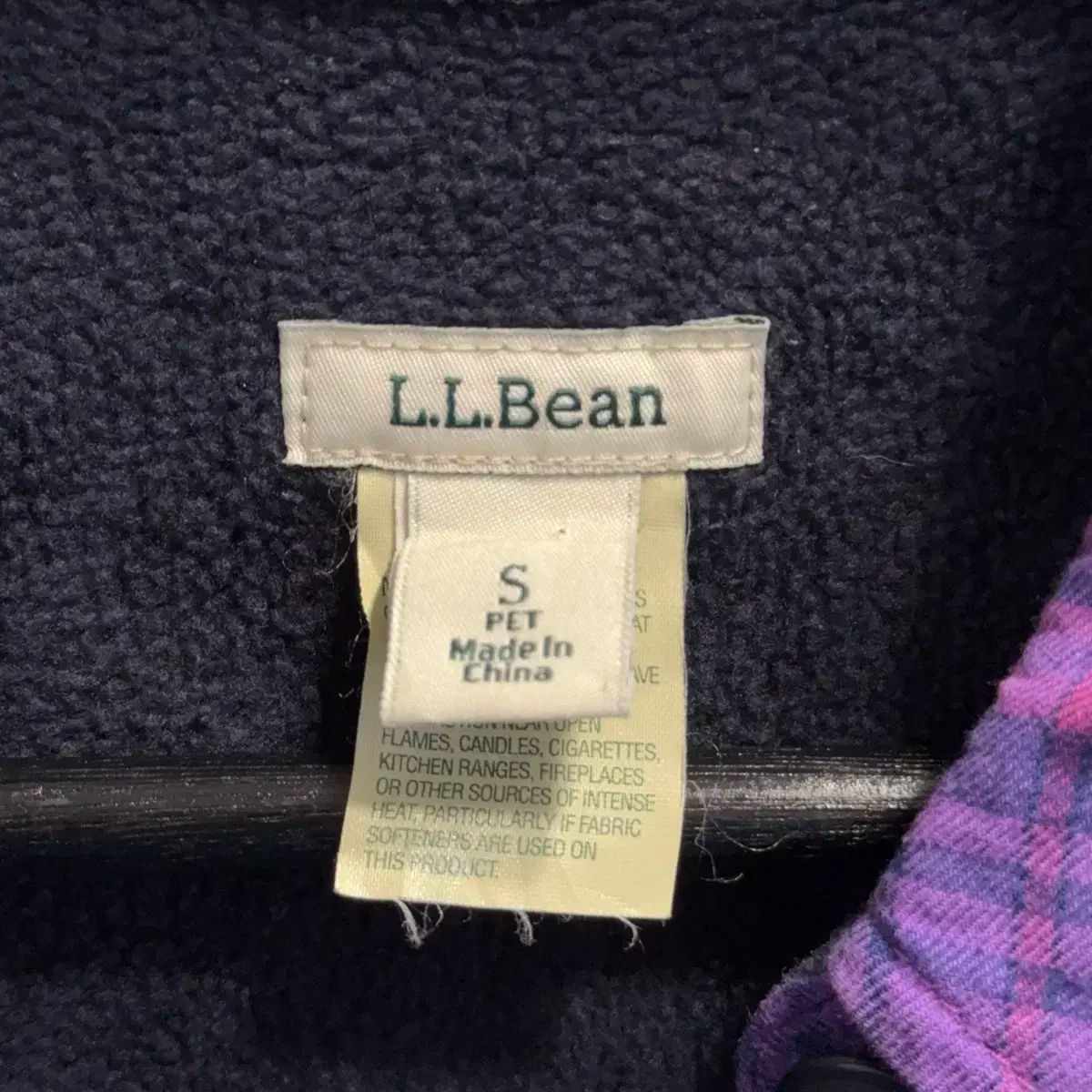  L.L.Bean フリース チェック シャツ ジャケット 長袖 シャツ ブラウス