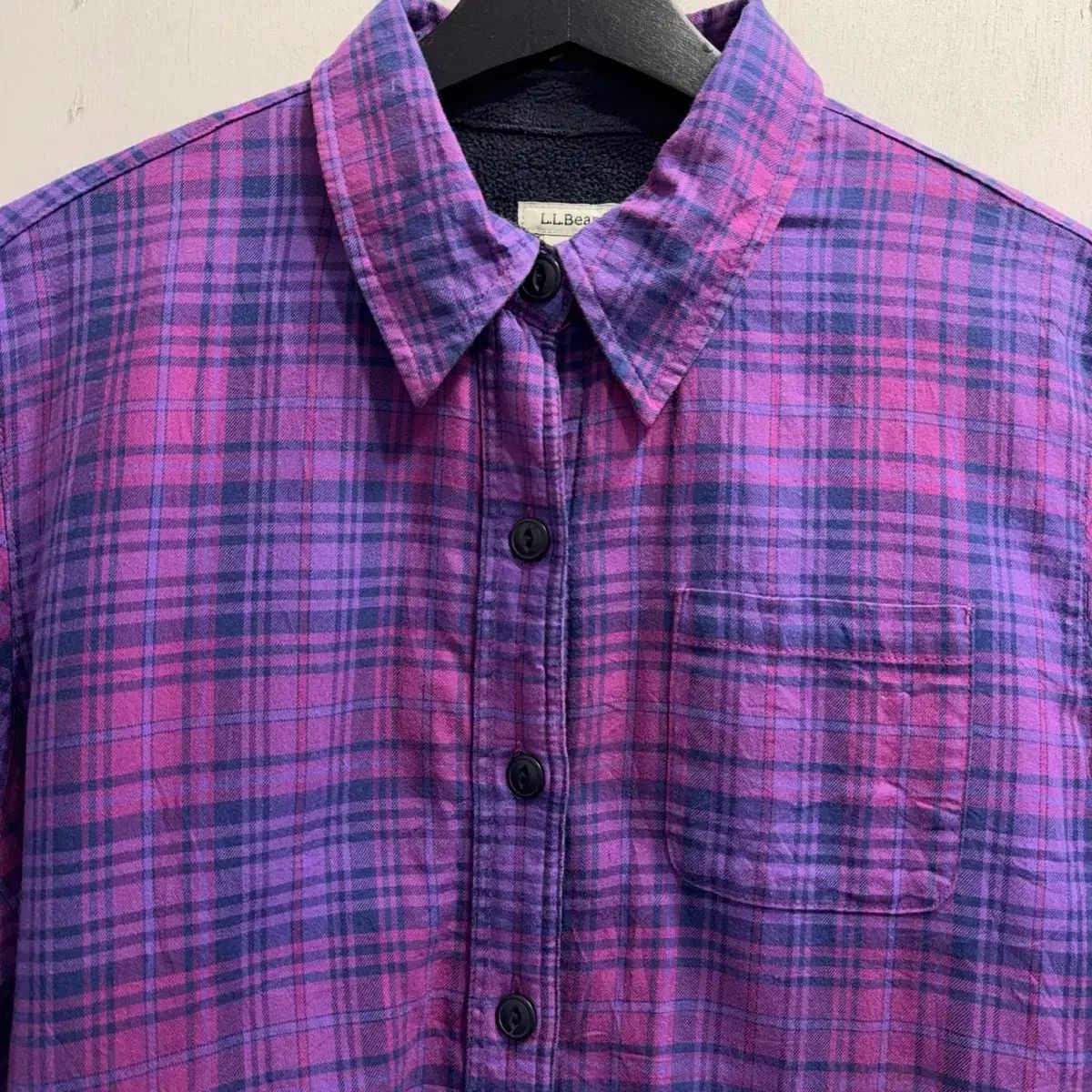 L.L.Bean フリース チェック シャツ ジャケット