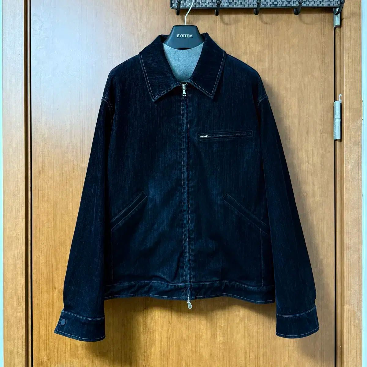 SYSTEM homme システムオム ベルベット FLO フロ デニム ネイビー セットアップ