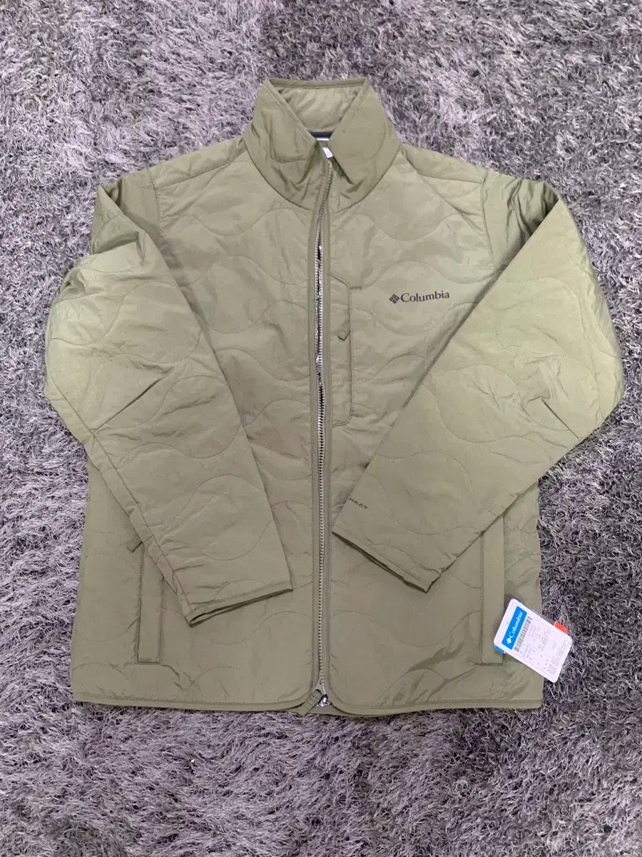コロンビア キルティング ジャケット カーキ OMNI-HEAT