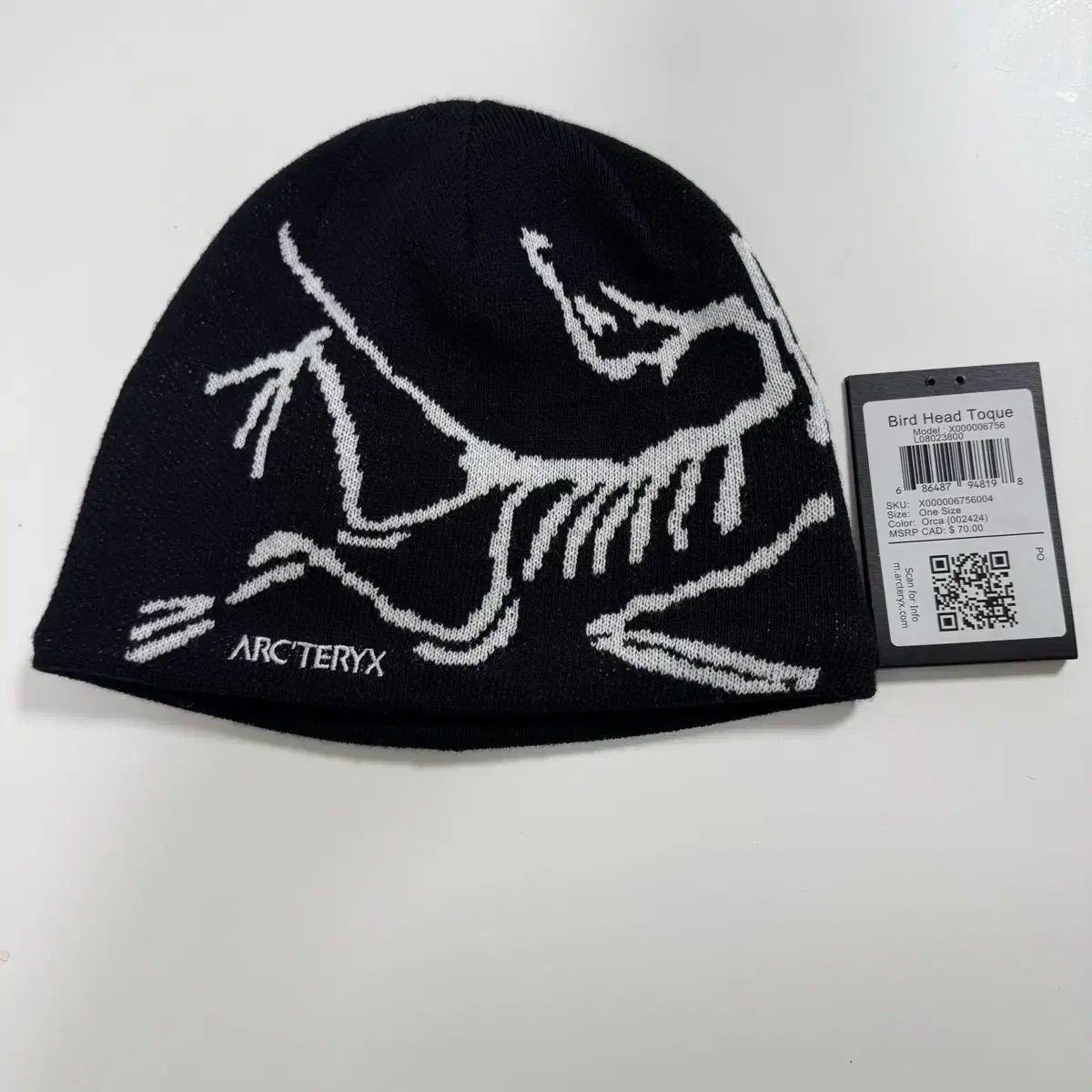 アークテリクス BIRD ヘッド トーク オルカ