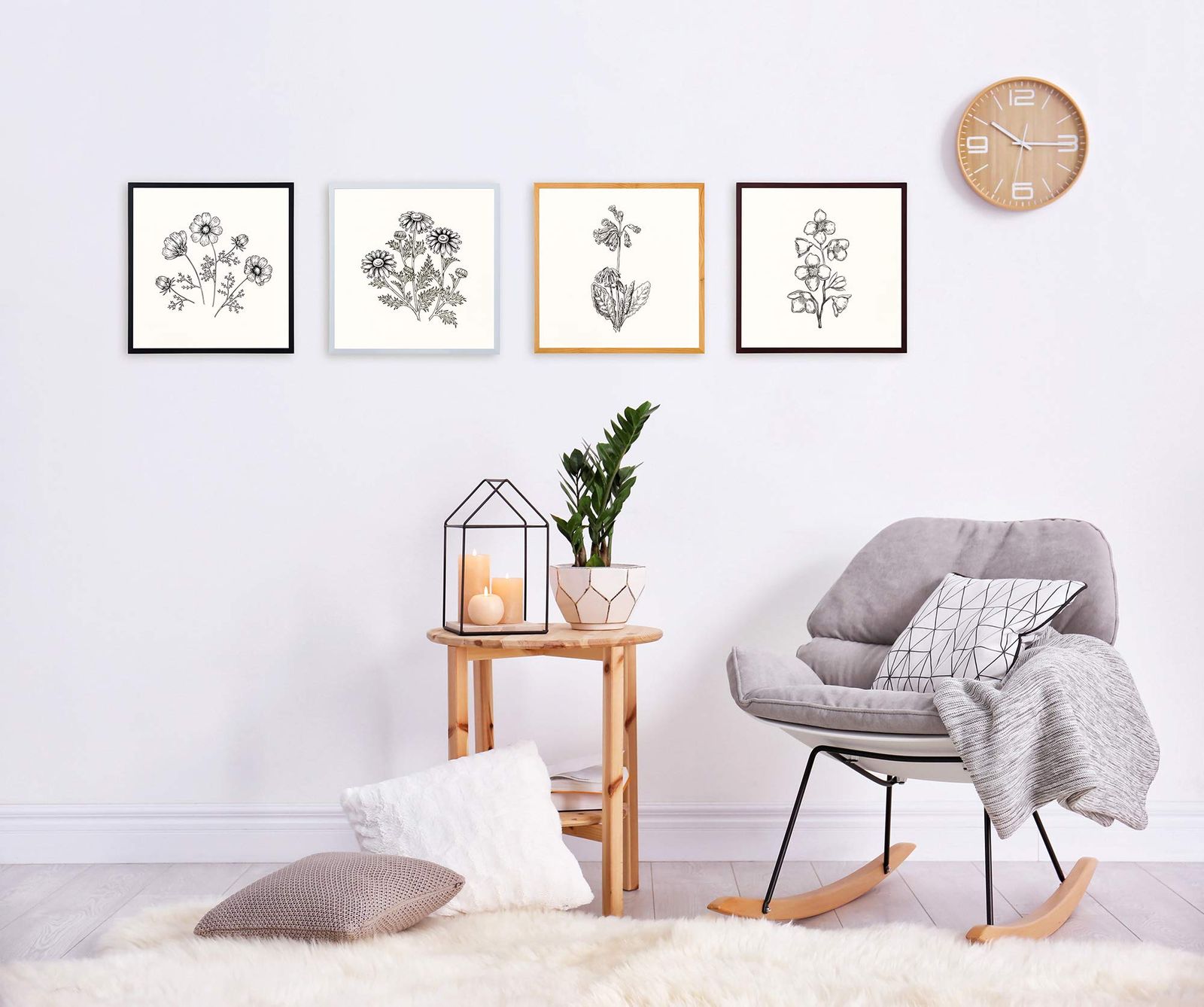 額縁 D771 正方形 30cm角 ラーソン・ジュール・ニッポン (内寸