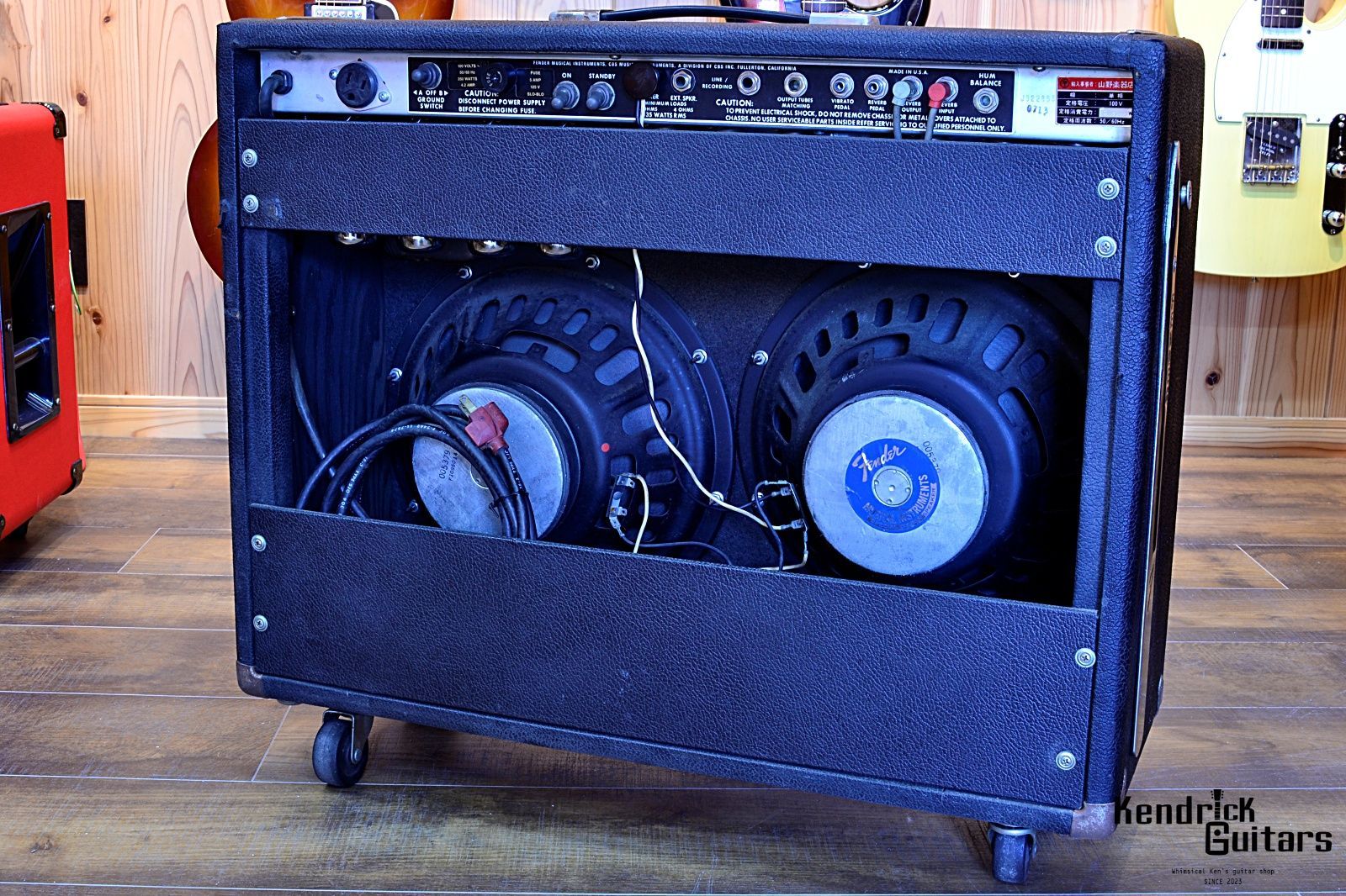 Fender 1989 Custom Twin Reverb（Black Knob Silver Panel） Fender