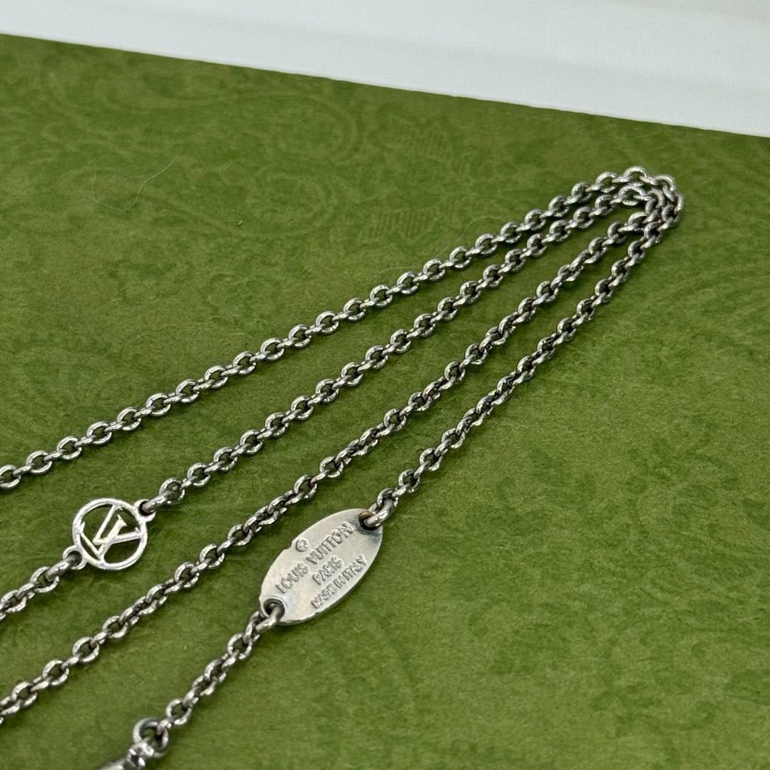 ルイヴィトン エセンシャルV シルバー 48cm ネックレス 072822 - メルカリ