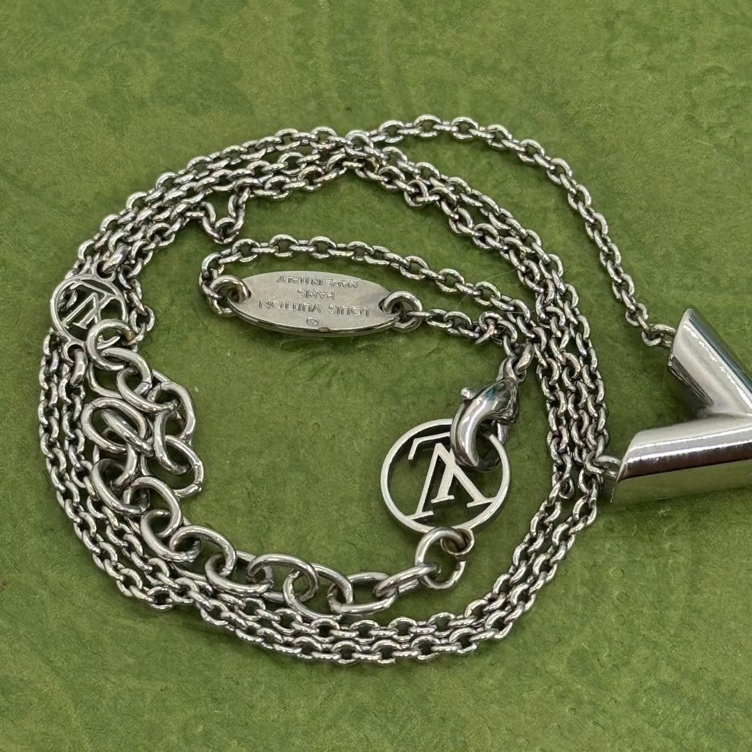 ルイヴィトン エセンシャルV シルバー 48cm ネックレス 072822 - メルカリ