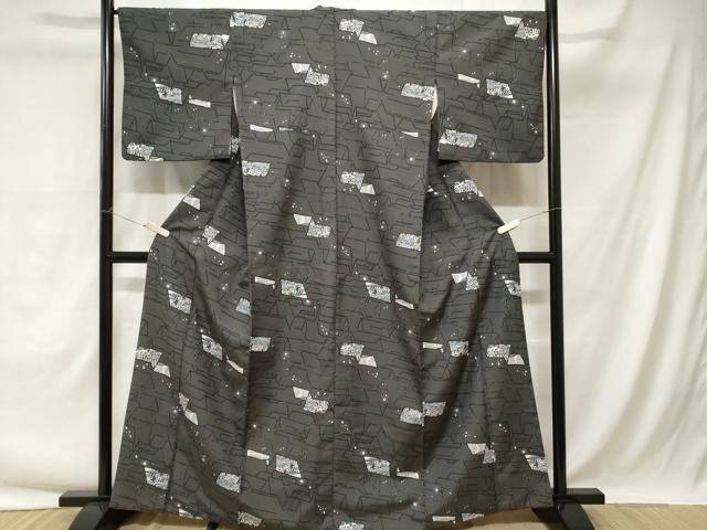 平和屋着物□小紋 風景文 洗える着物 CAAY1245ev - メルカリ