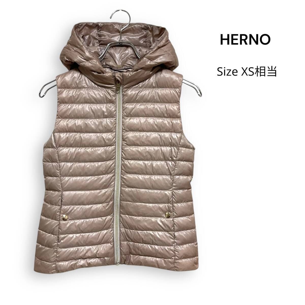 M2544 HERNO ヘルノ フード付き ダウン ベスト