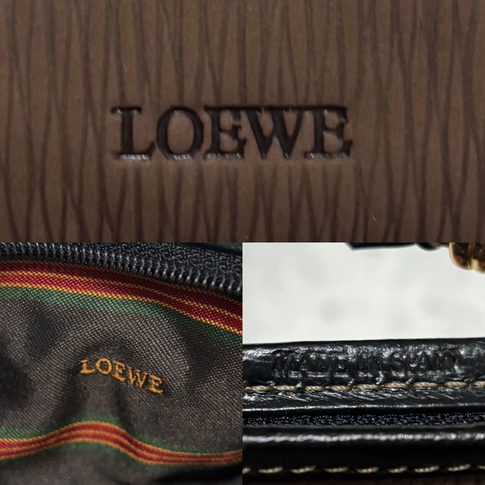 LOEWE ベラスケス コインキーケース ブラウン