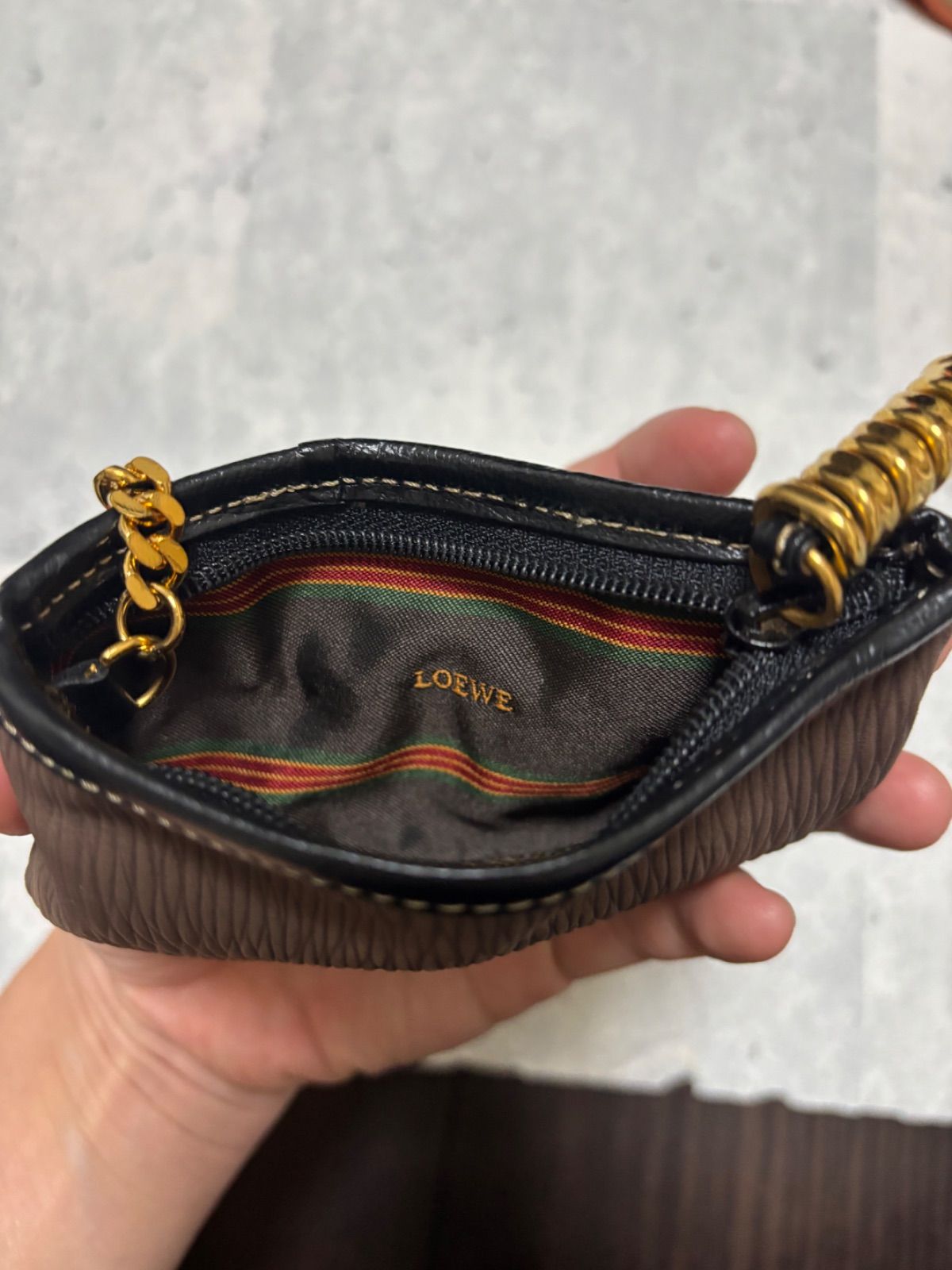  LOEWE ベラスケス コインキーケース ブラウン コインケース 小銭入れ 小物