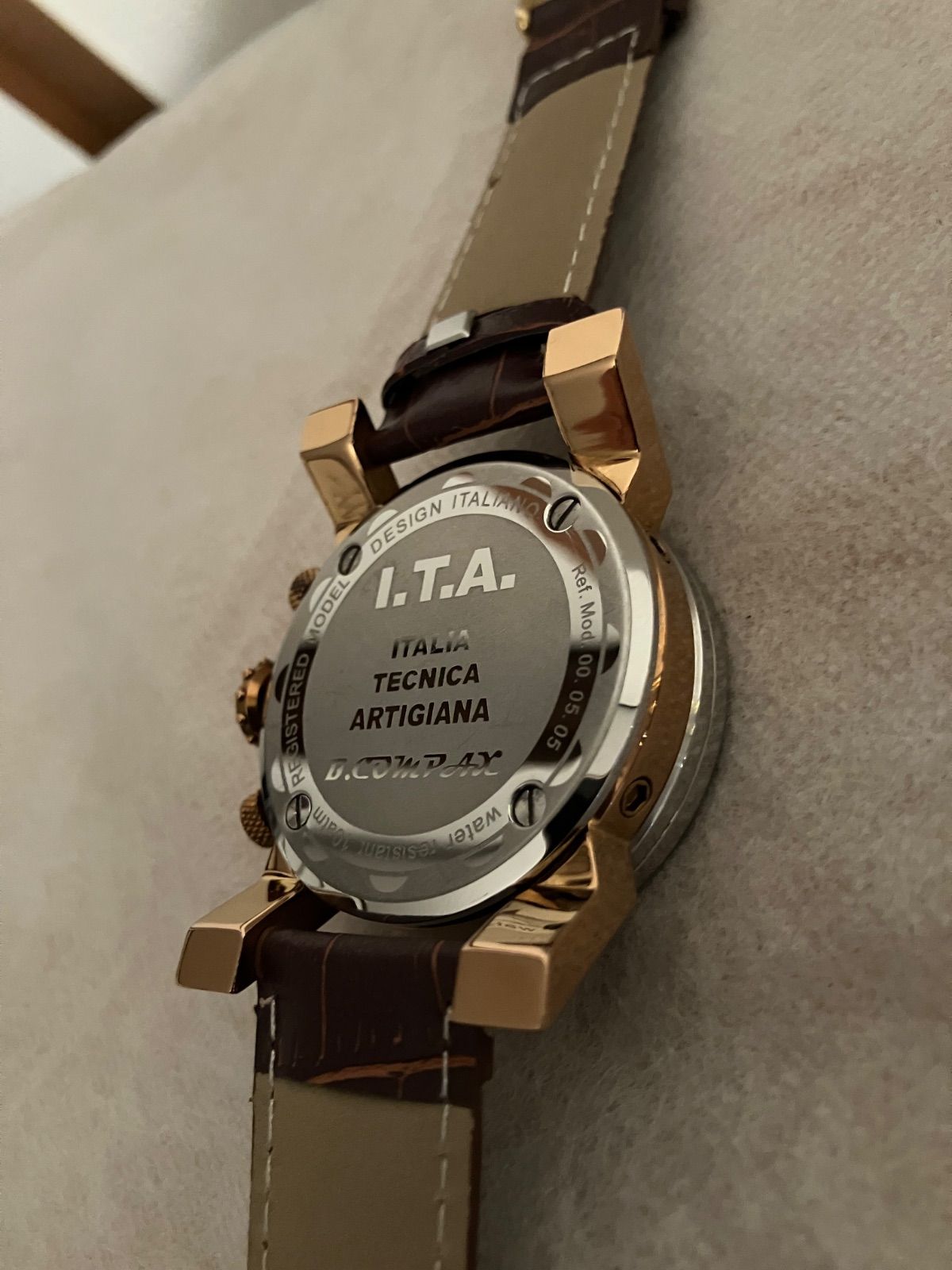 白文字盤 クロノ