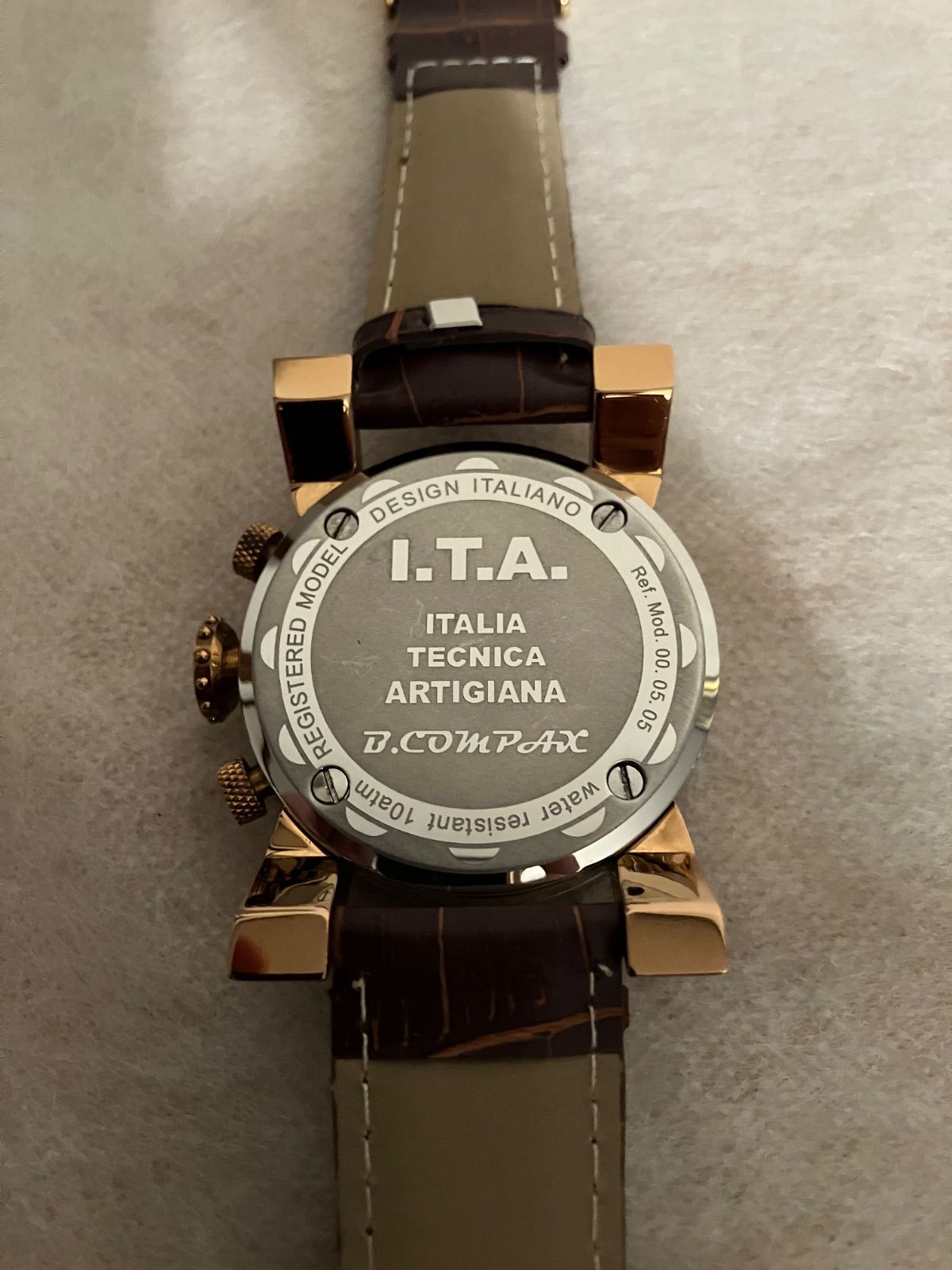 白文字盤 クロノ