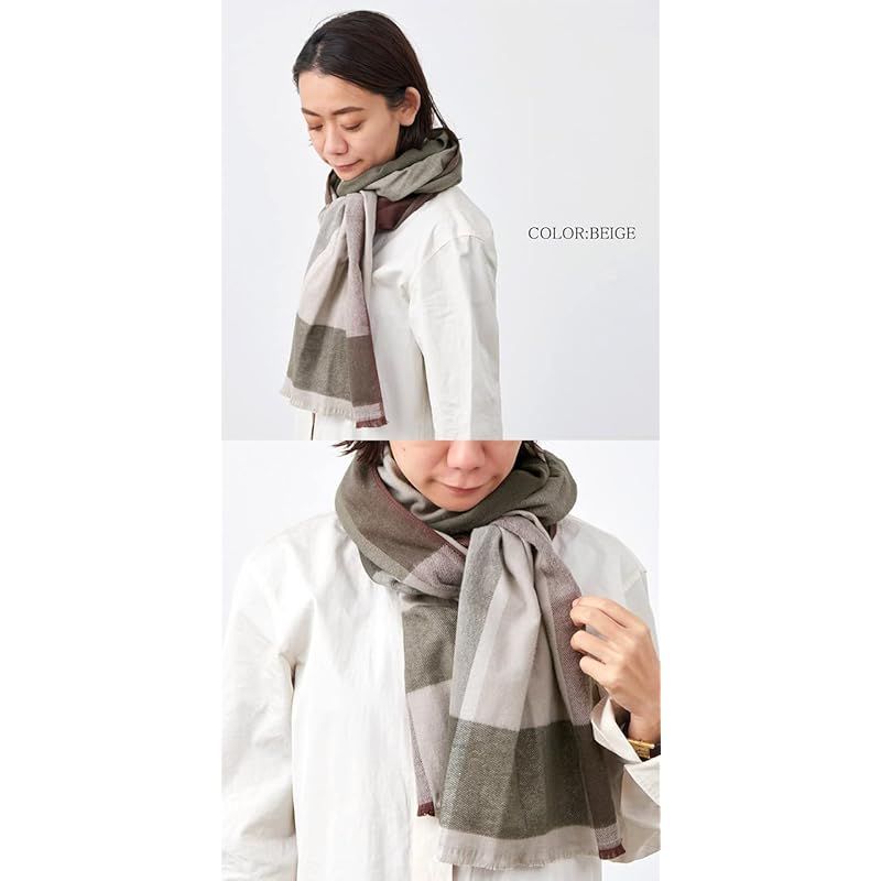 ORIMI マフラー FREEサイズ ☆彡[カジュアルボックス] ORIM やわらか あったか コットン100