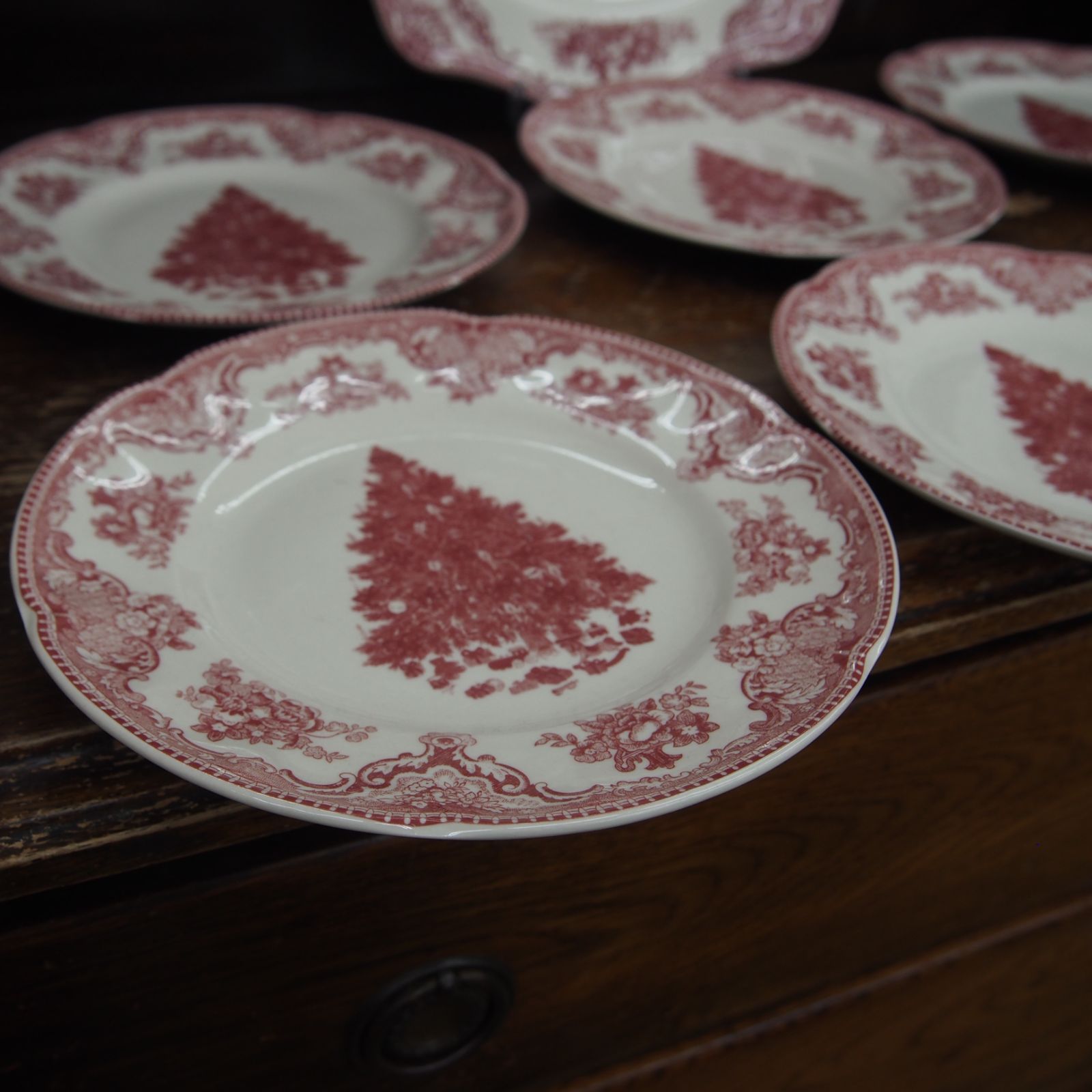 イギリス ジョンソンブラザーズ Johnson Brothers johnson brothers クリスマスプレート 7枚セット エキスパート藤沢辻堂店 johnson brothers