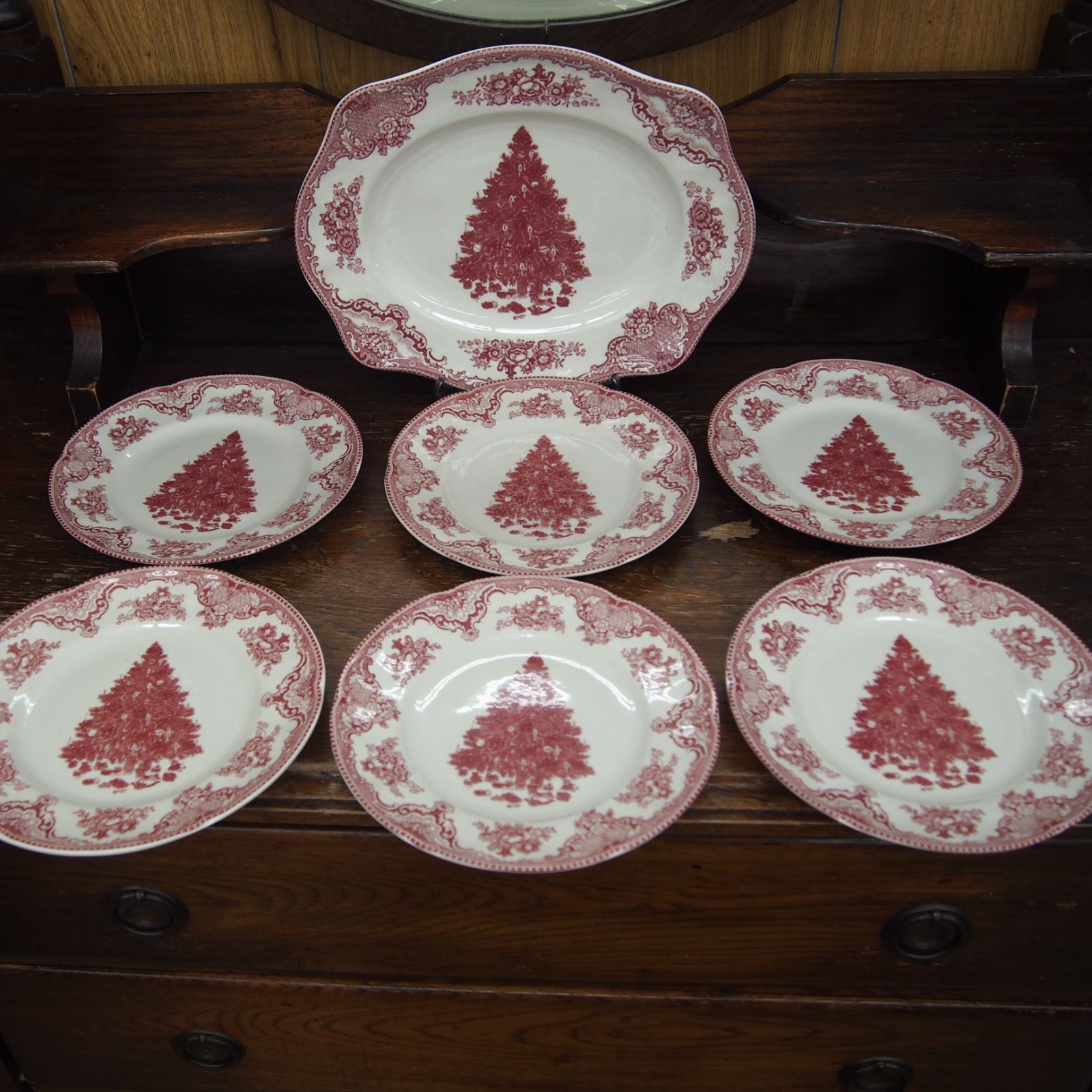 イギリス ジョンソンブラザーズ Johnson Brothers johnson brothers クリスマスプレート 7枚セット エキスパート藤沢辻堂店 johnson brothers