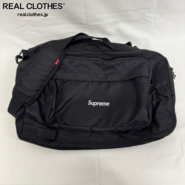 SUPREME シュプリーム 19AW Duffle Bag Black ダッフルバッグ ブラック