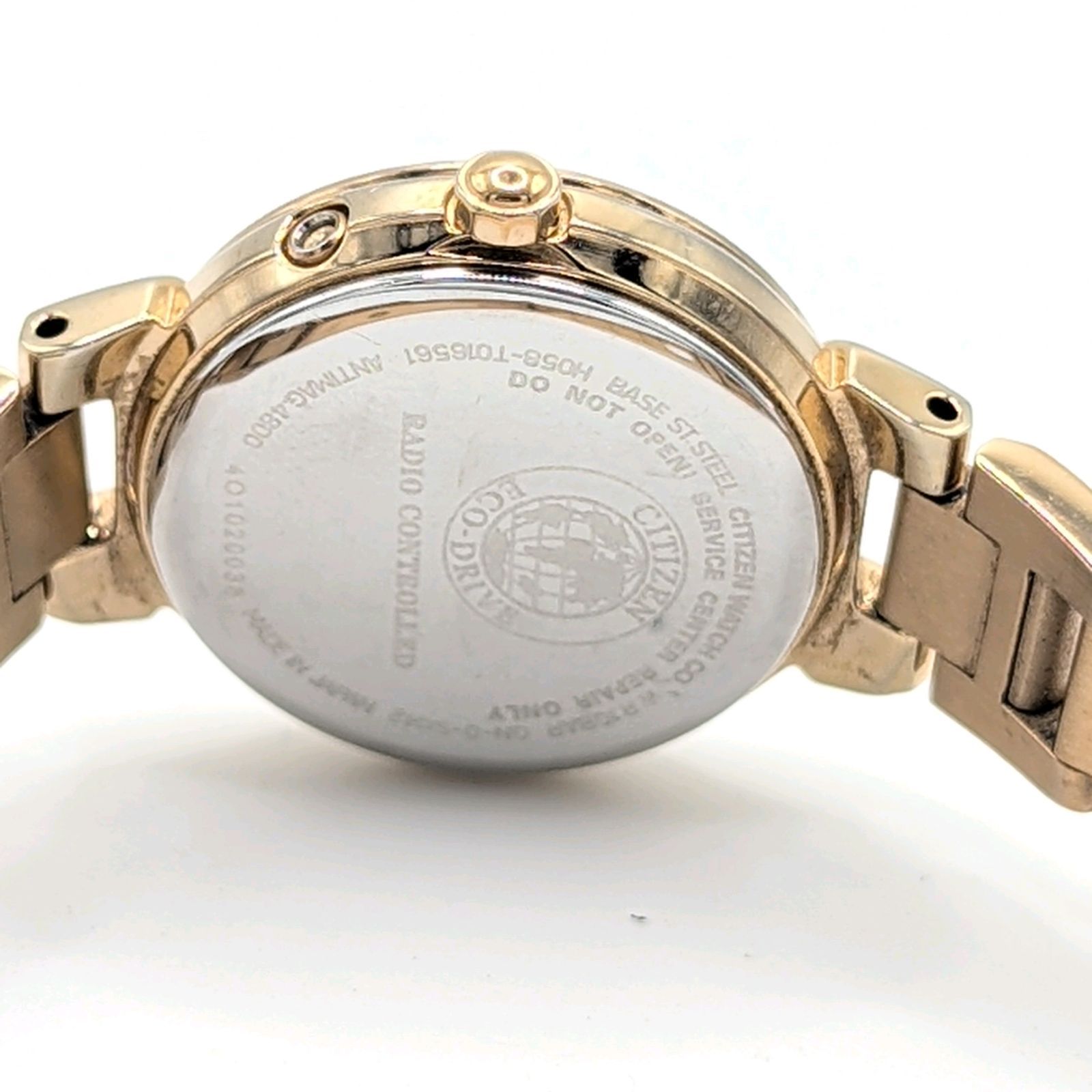 Citizen H058-T016561 XC Watch Solar Ladies Round Gold Pink dial