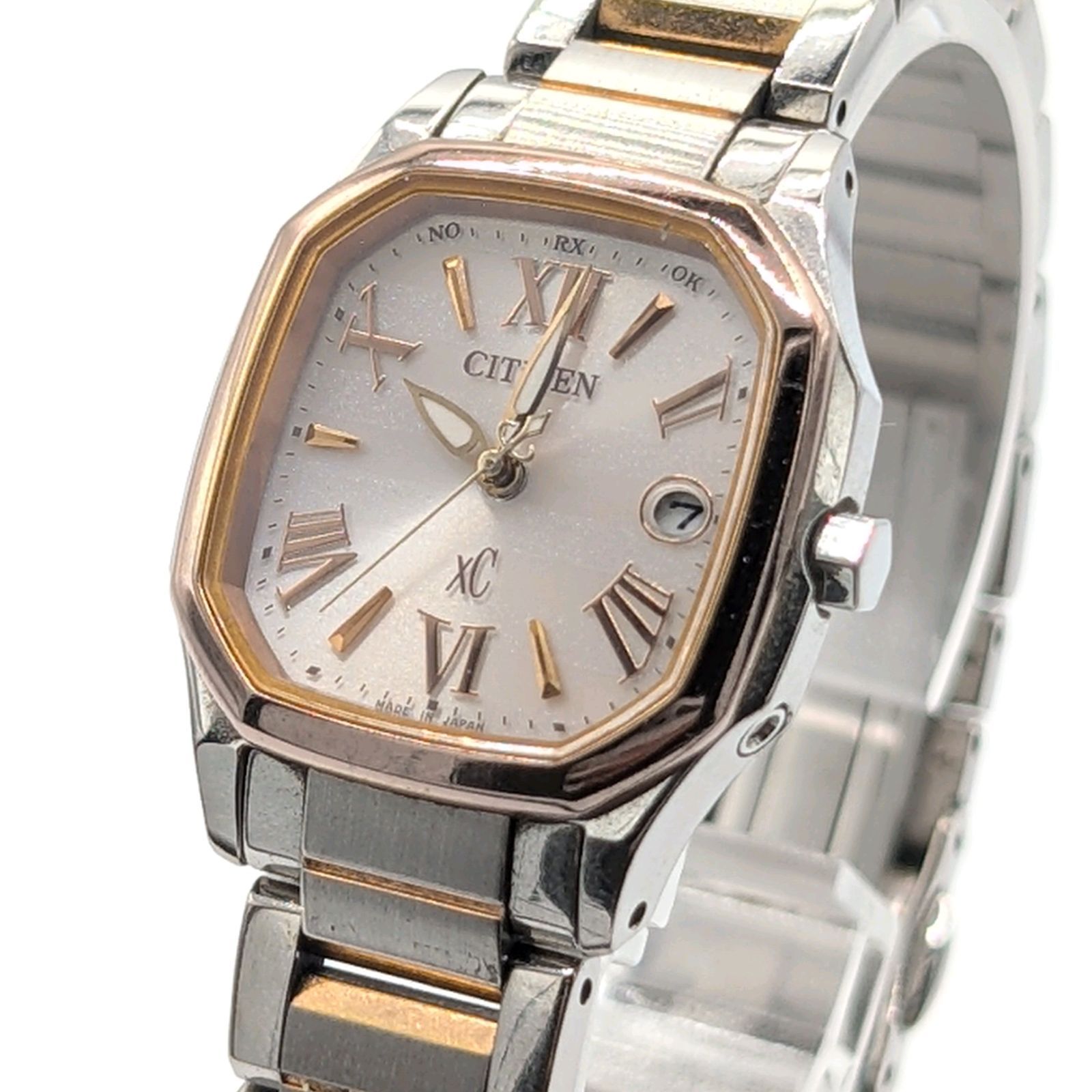 Citizen H058-T017568 XC Watch Solar Ladies Square Pink dial