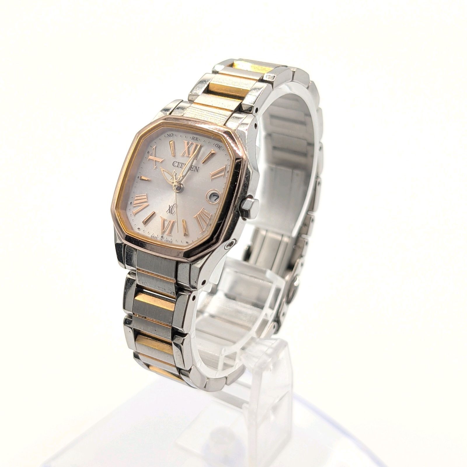 レディース 時計 Citizen H058-T017568 XC Watch Solar Ladies Square Pink dial