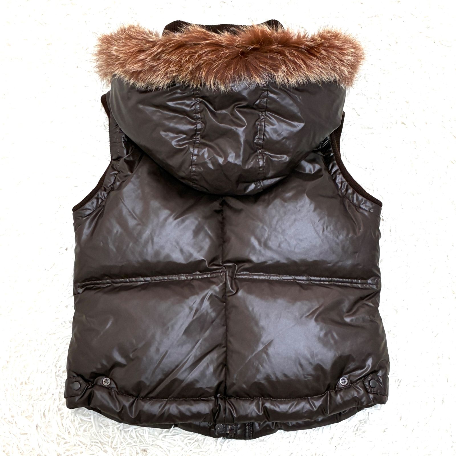 バーバリー 3 way ダウンベスト ノバチェック ブラウン 160