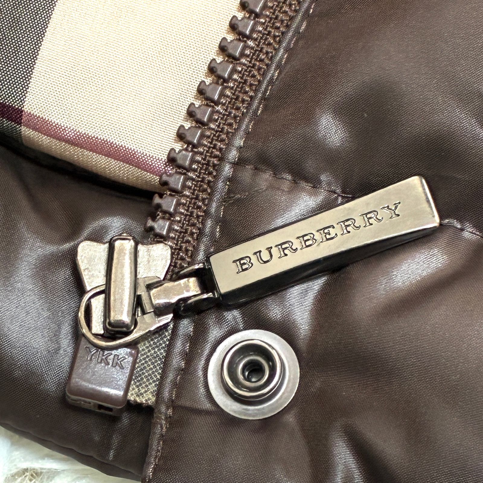 ダウンベスト ノバチェック