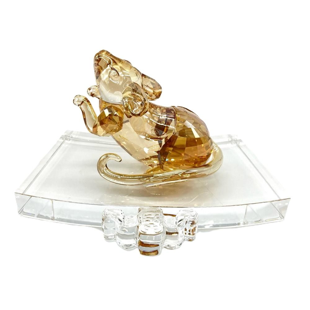 スワロフスキー　置物 スワロフスキー SWAROVSKI 十二支 マウス オブジェ 置物 5301556