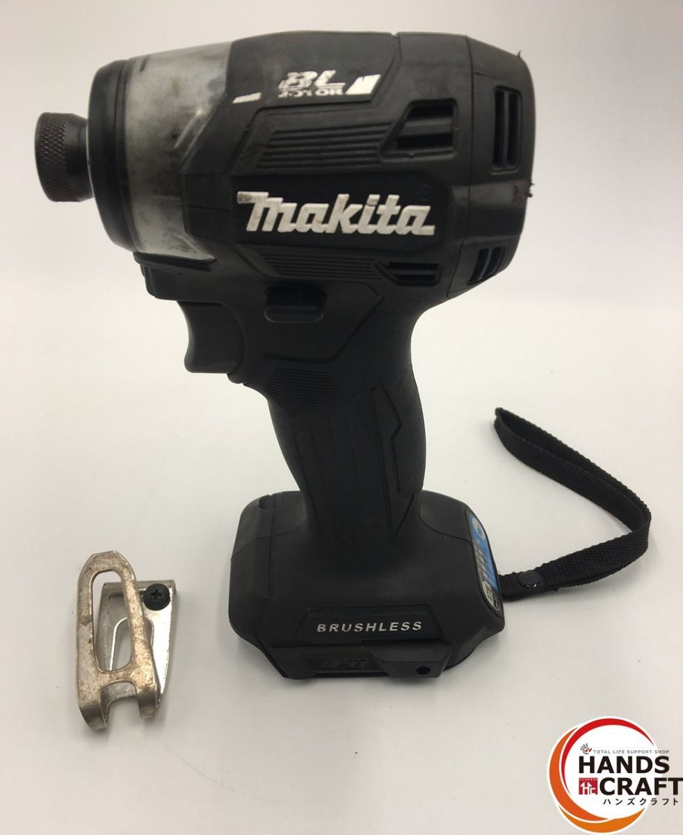 品 マキタ makita 18 V 充電式インパクトドライバ 黒 本体のみ