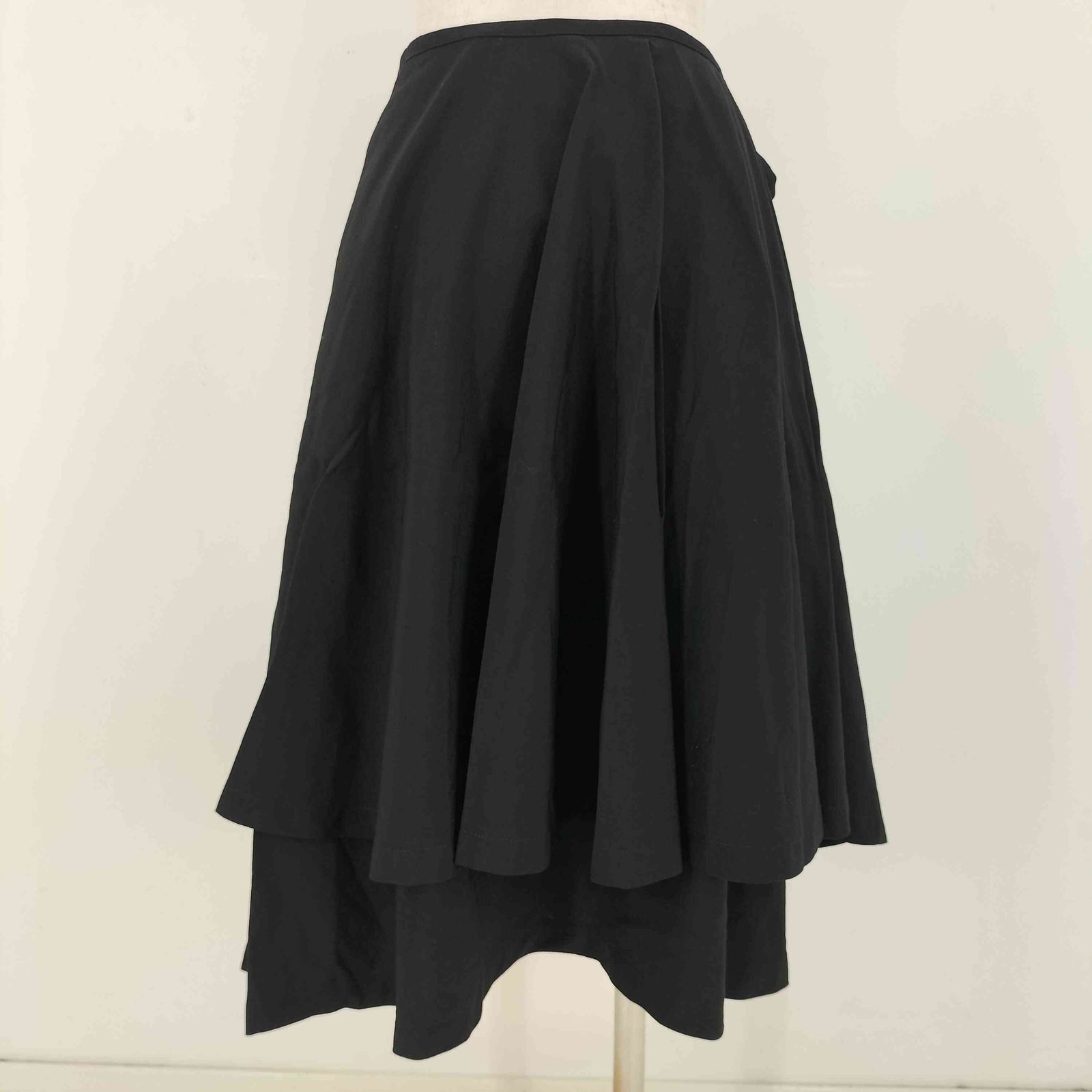 トリココムデギャルソン巻きスカート　ブラック スパンコール トリココムデギャルソン tricot COMME des GARCONS 98aw ウールギャバ