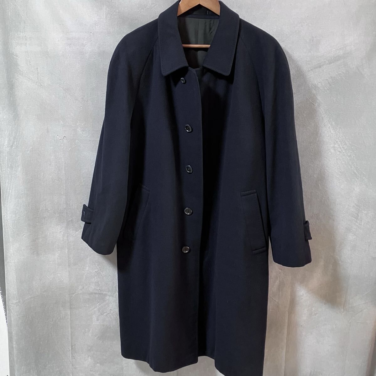 Joshua Ellis cashmere coat ジョシュアエリス 製 カシミヤ100% 比翼