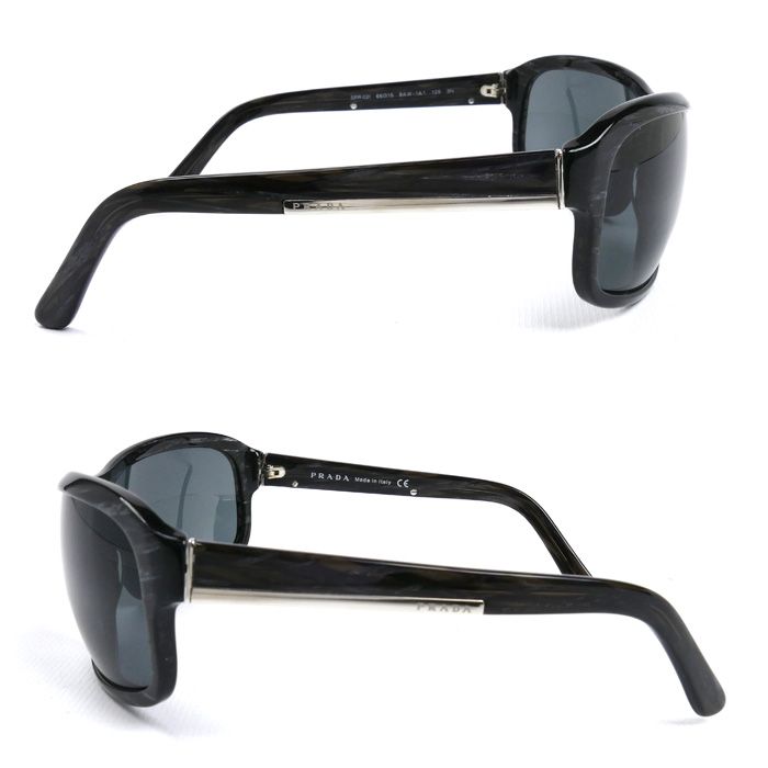  PRADA プラダ サングラス ブラック SPR 021 レディース 66 15 8 AW-1 A 1 125 3 N その他 小物