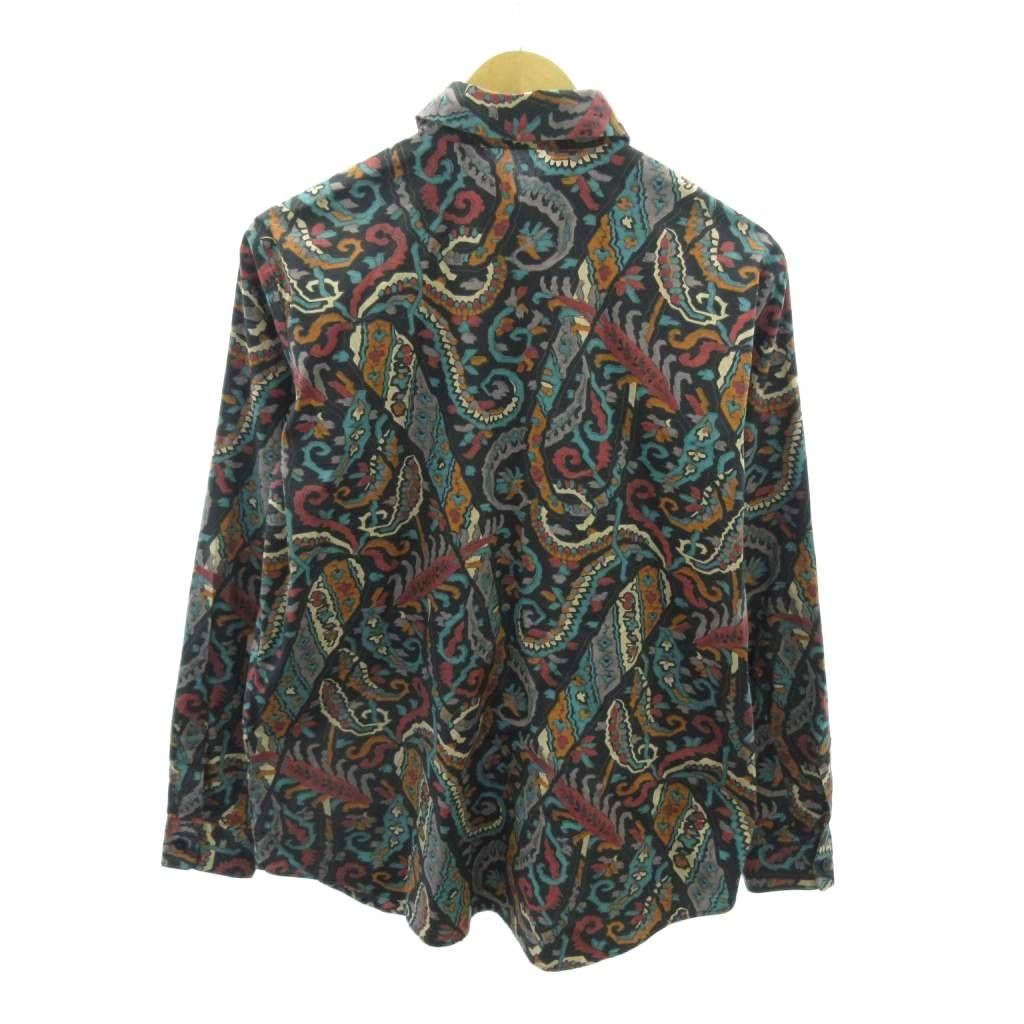 エトロ ETRO 美品 シャツ ブラウス ペイズリー柄 長袖 44 マルチカラー